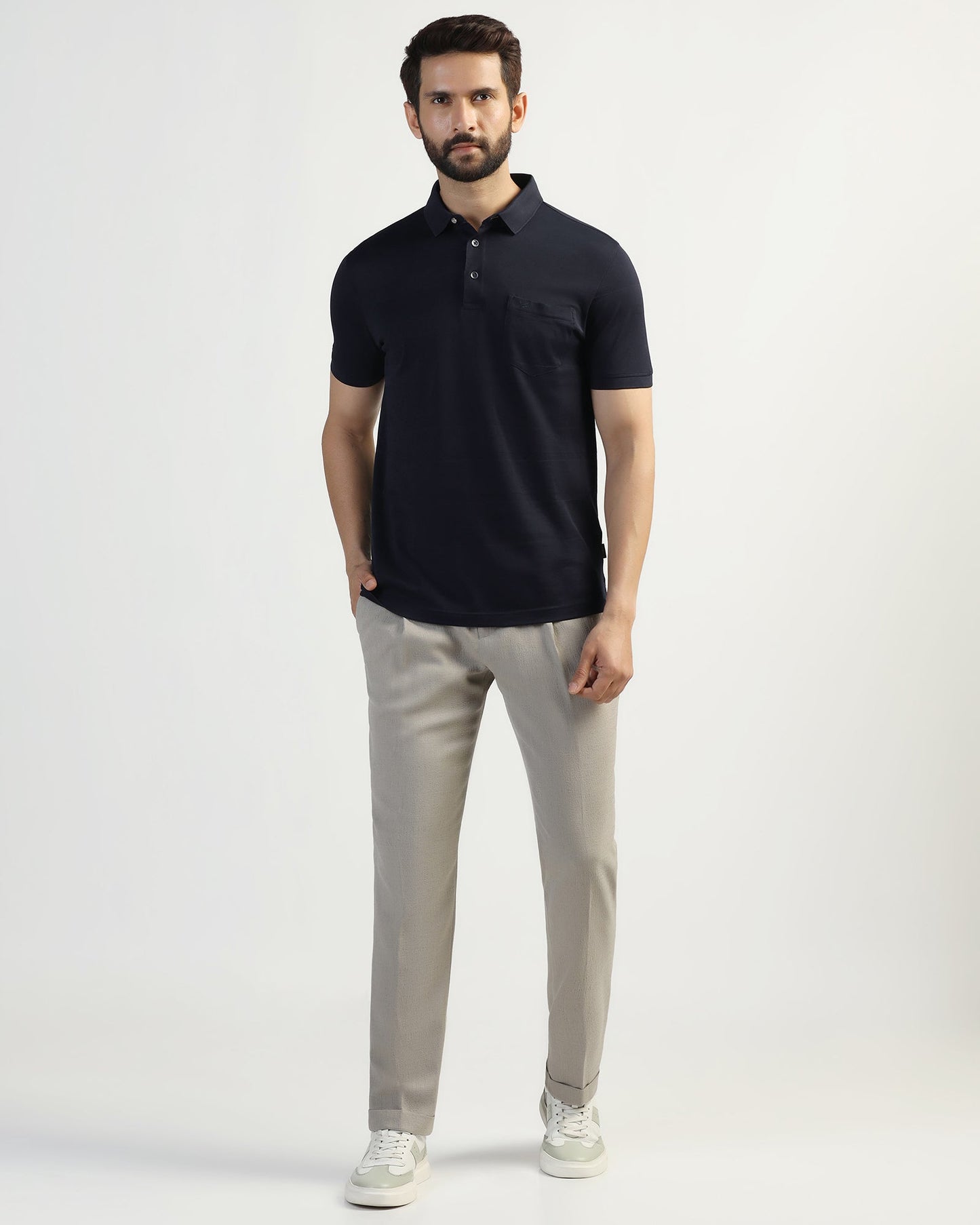 Polo Navy Stripe T-Shirt - Zeta