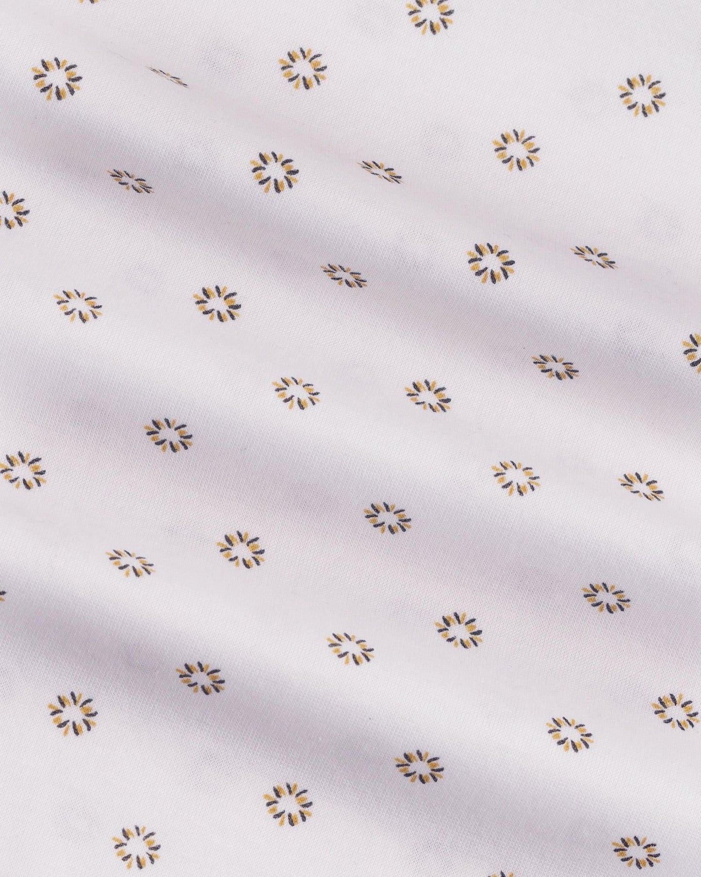 Polo White Printed T-Shirt - Sky