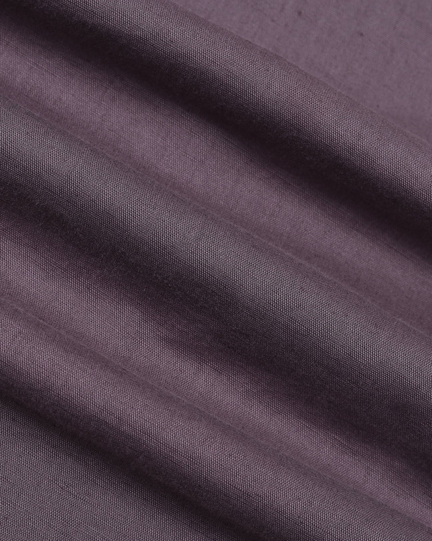 Purple Linen Solid Shirt - Cleo