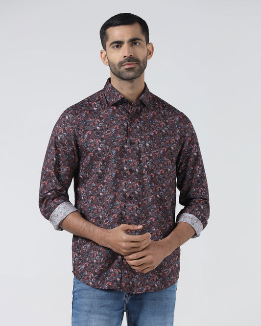 Purple Printed Shirt - Rody