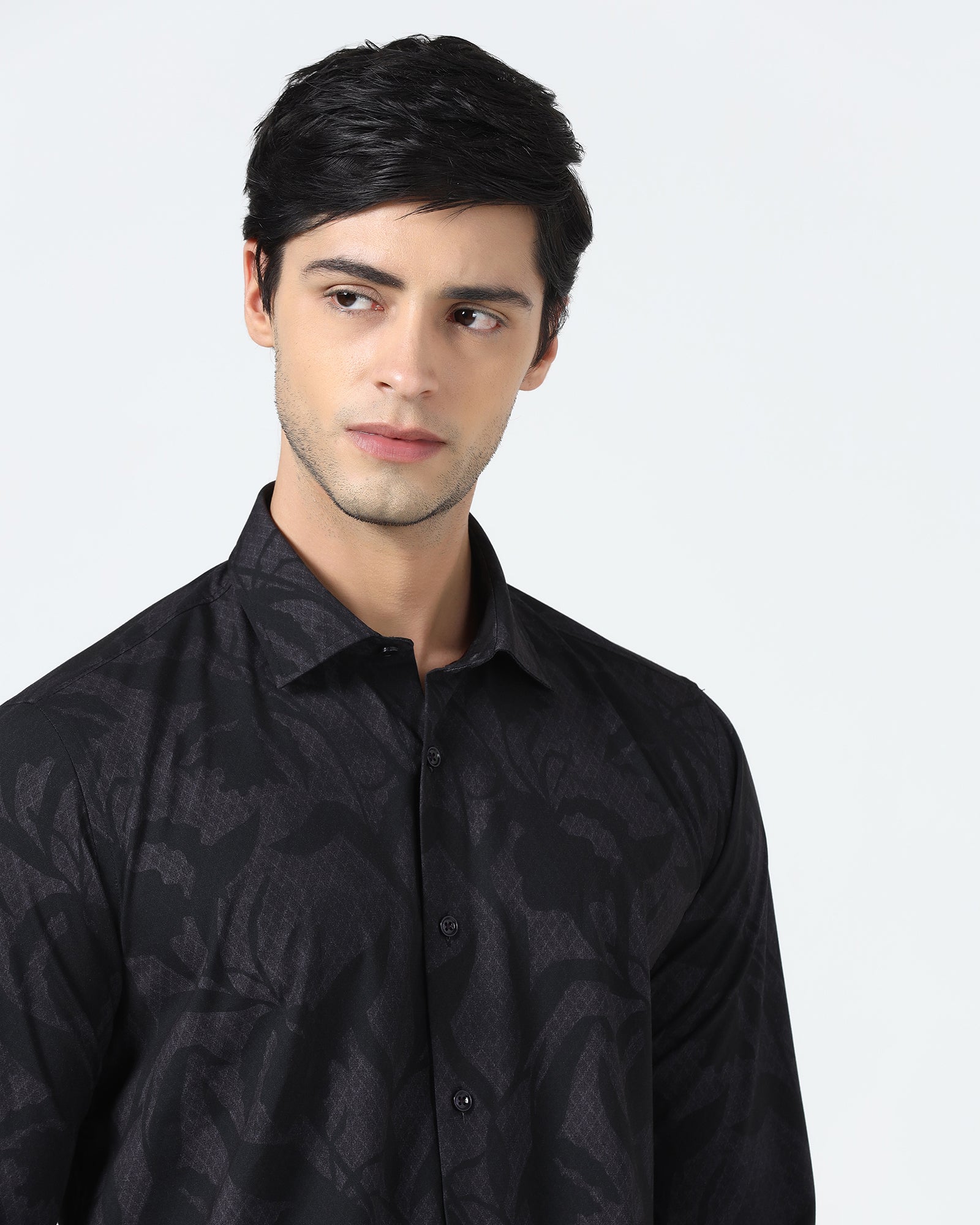 Purple Printed Shirt - Tropika