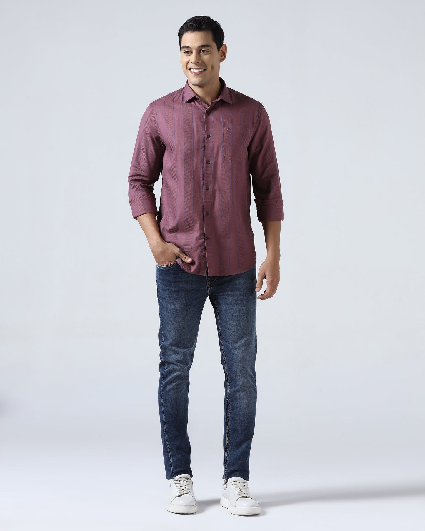 Purple Stripe Shirt - Sabel