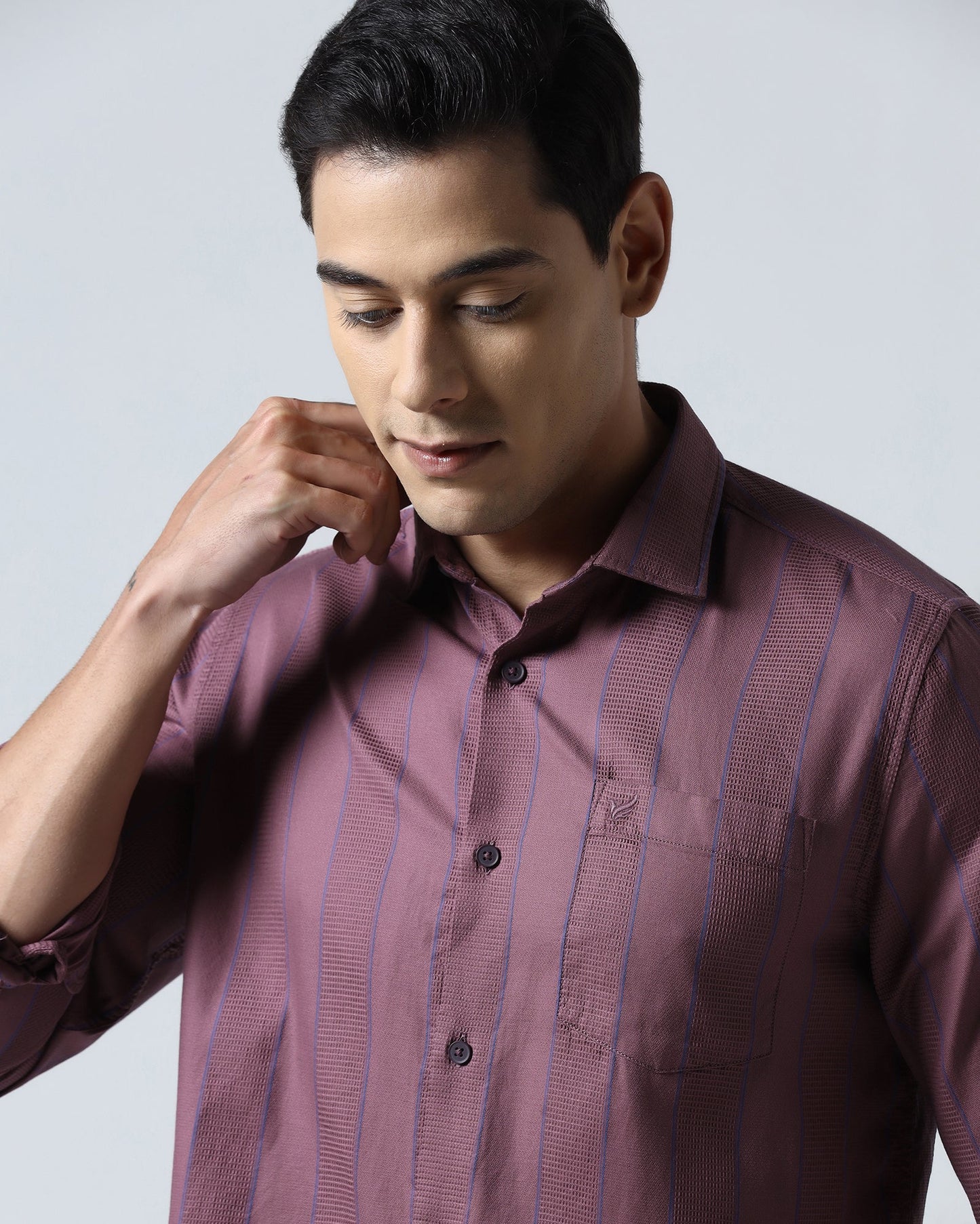 Purple Stripe Shirt - Sabel