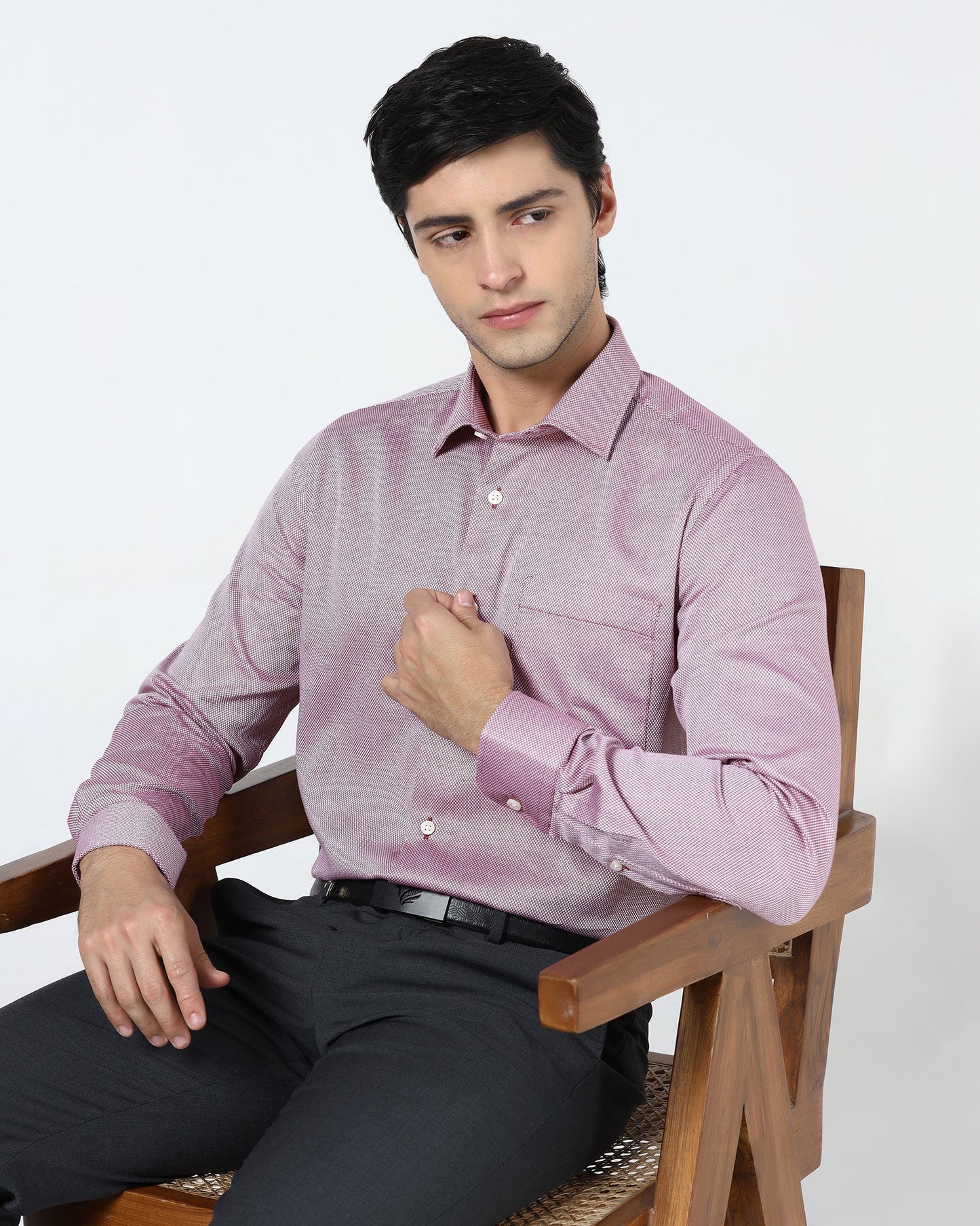 Red Textured Shirt - Thanos