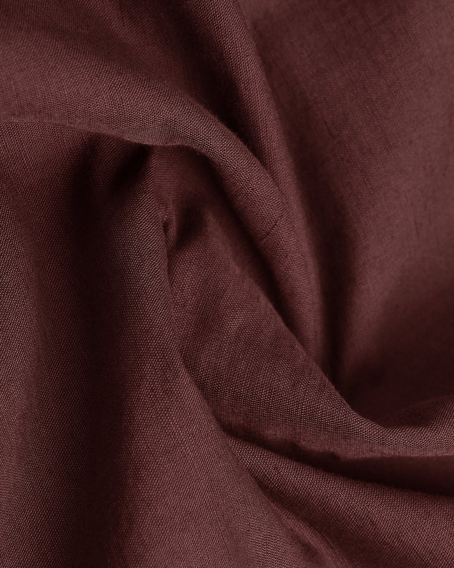 Rust Linen Solid Shirt - Salmon