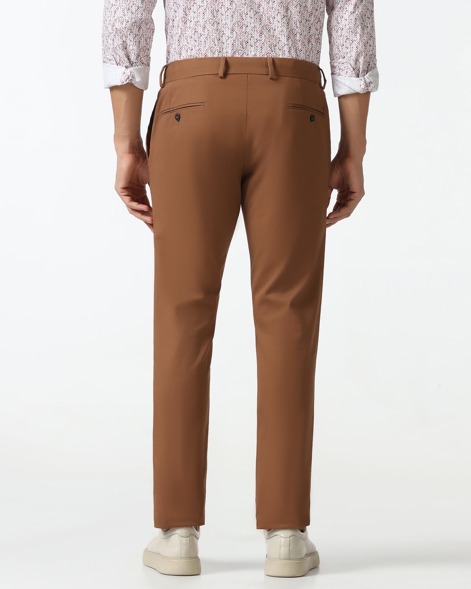 Rust Solid Khakis - Mario