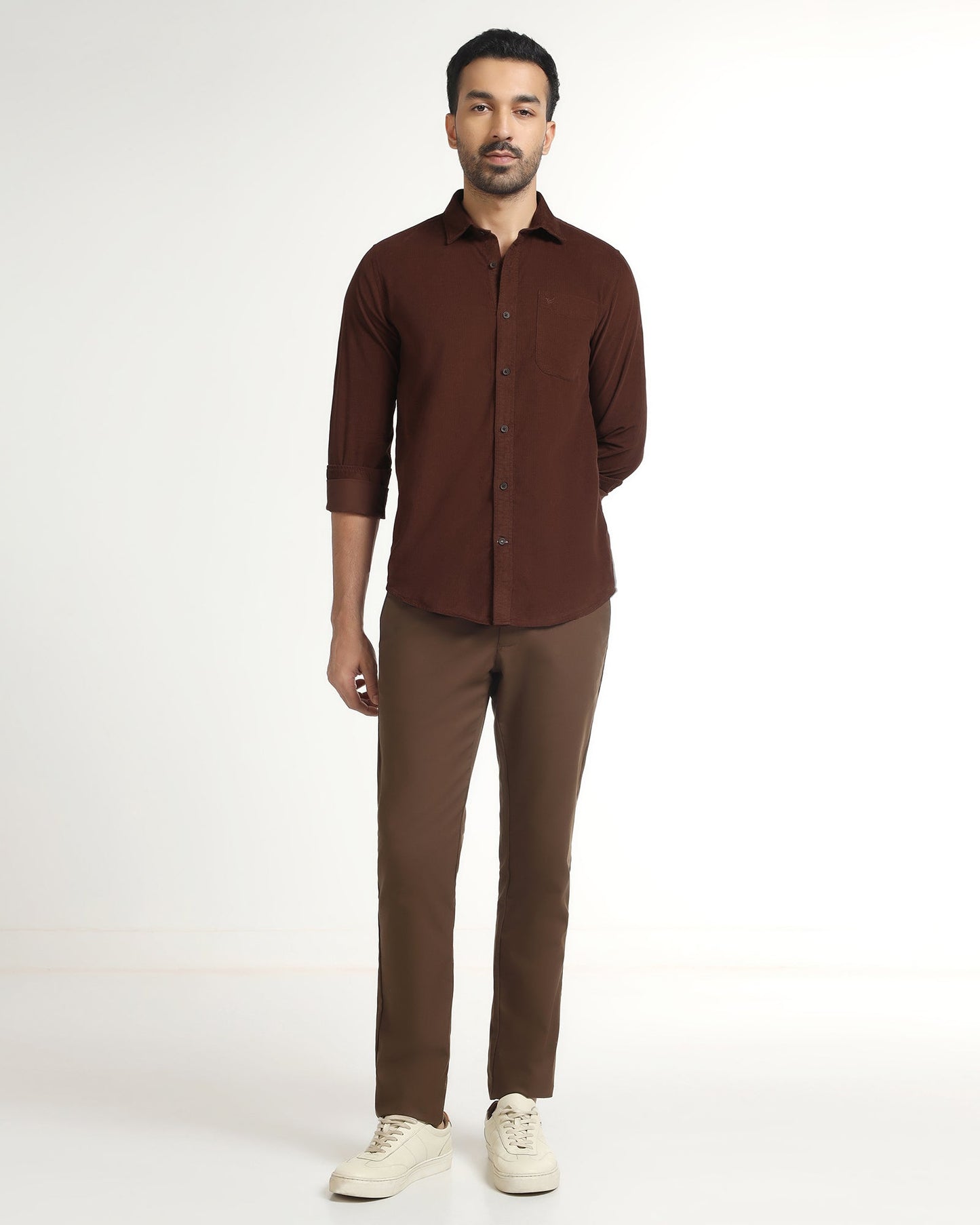 Rust Solid Shirt - Tevez
