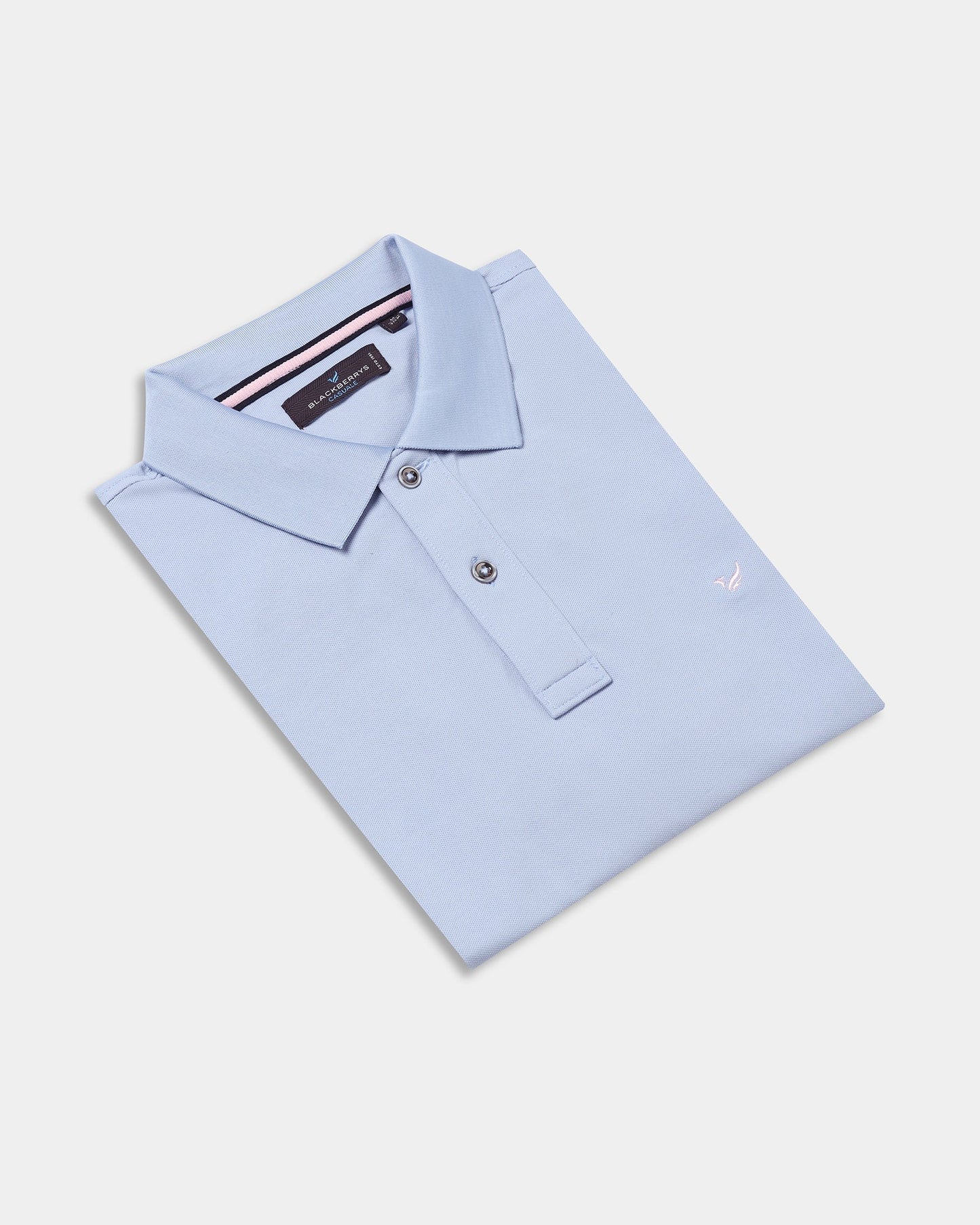 Sky Blue Must Haves Solid Polo - Yukii