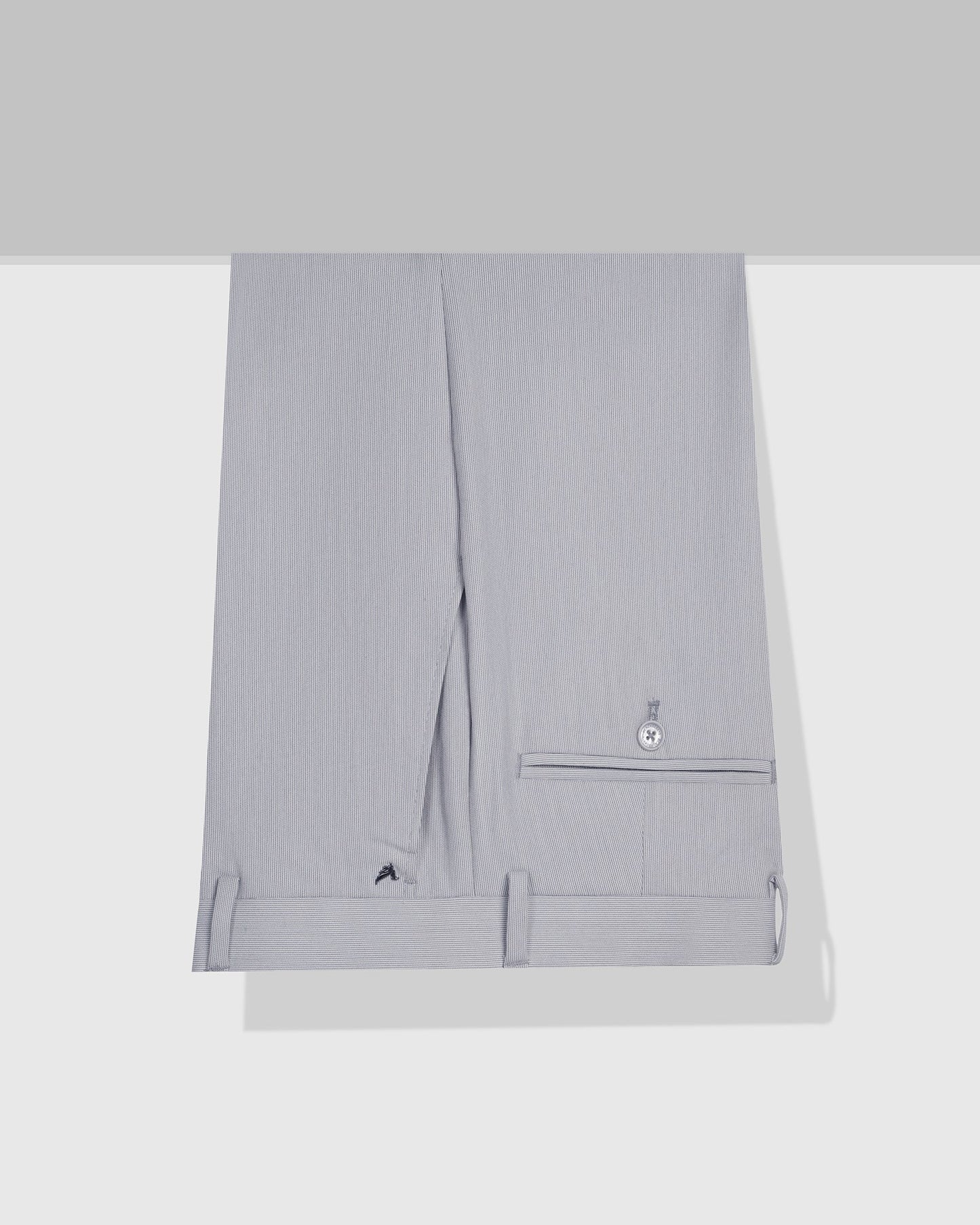 Slim Fit B-91 Formal Light Blue Stripe Trouser - Ninja