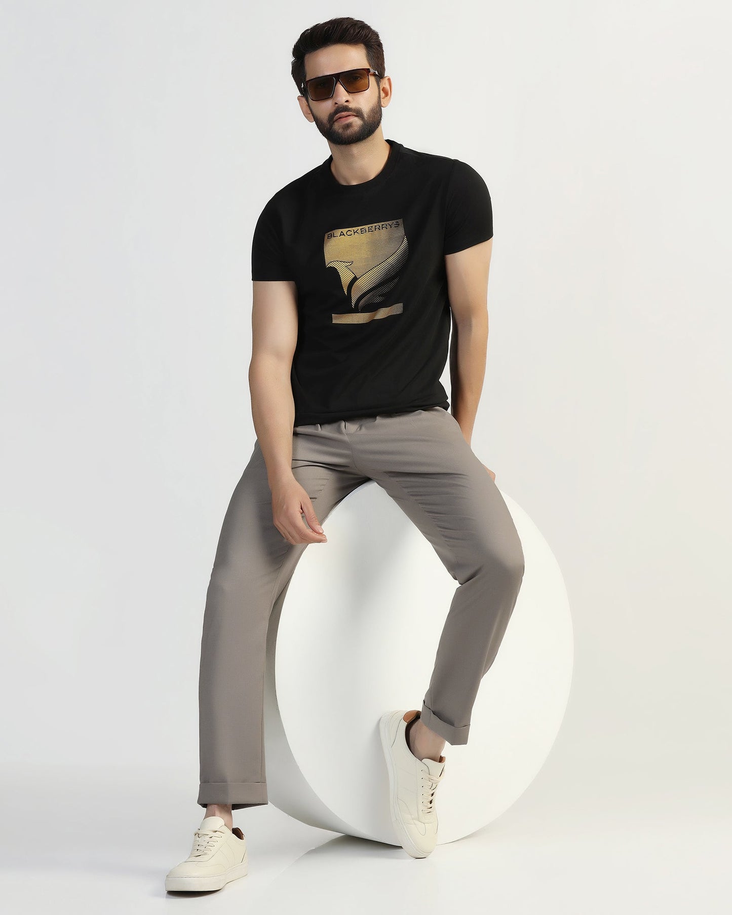 Sneaker Fit Mouse Solid Pant - Parma