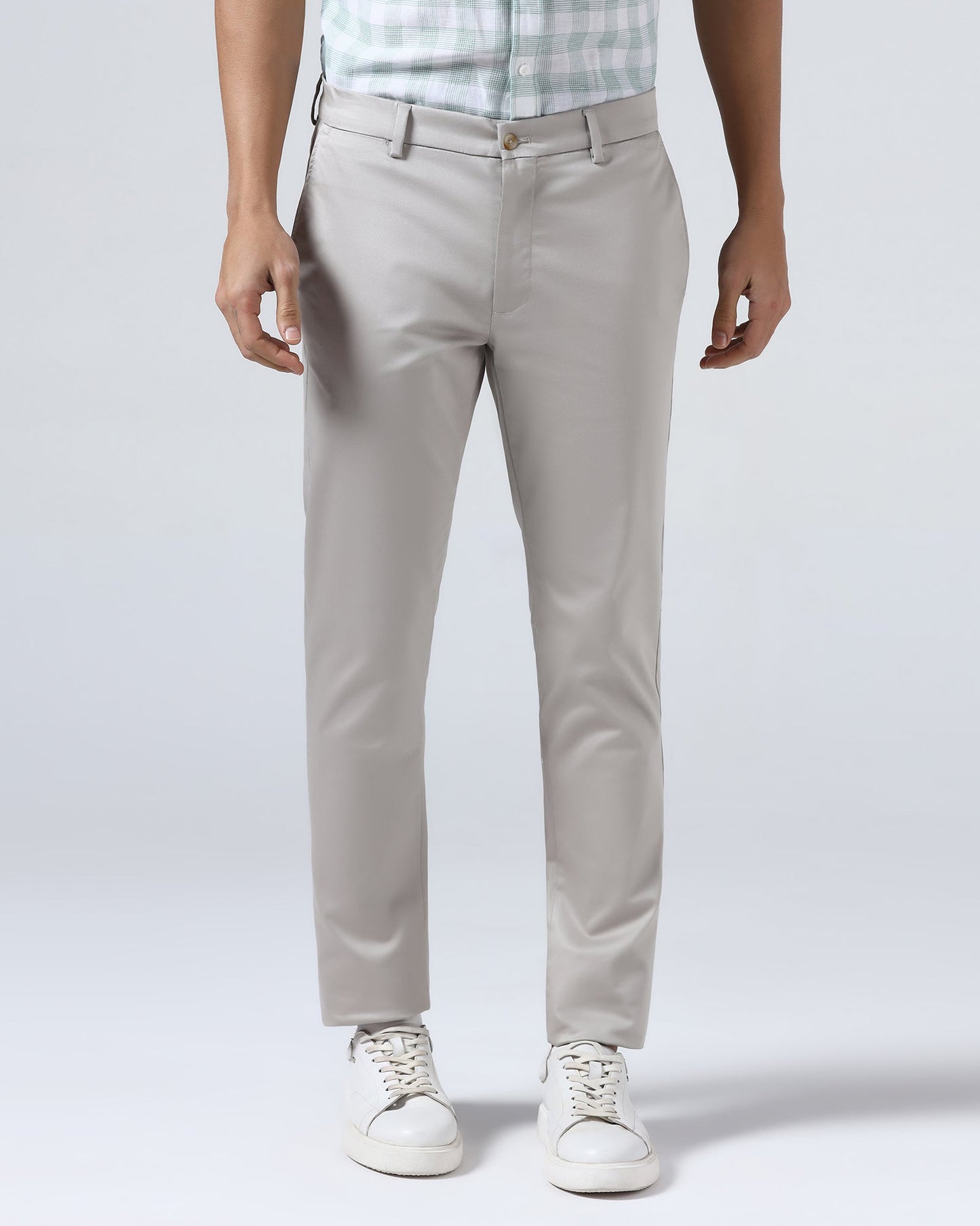 Stone Non Iron Solid Khakis - Cypres