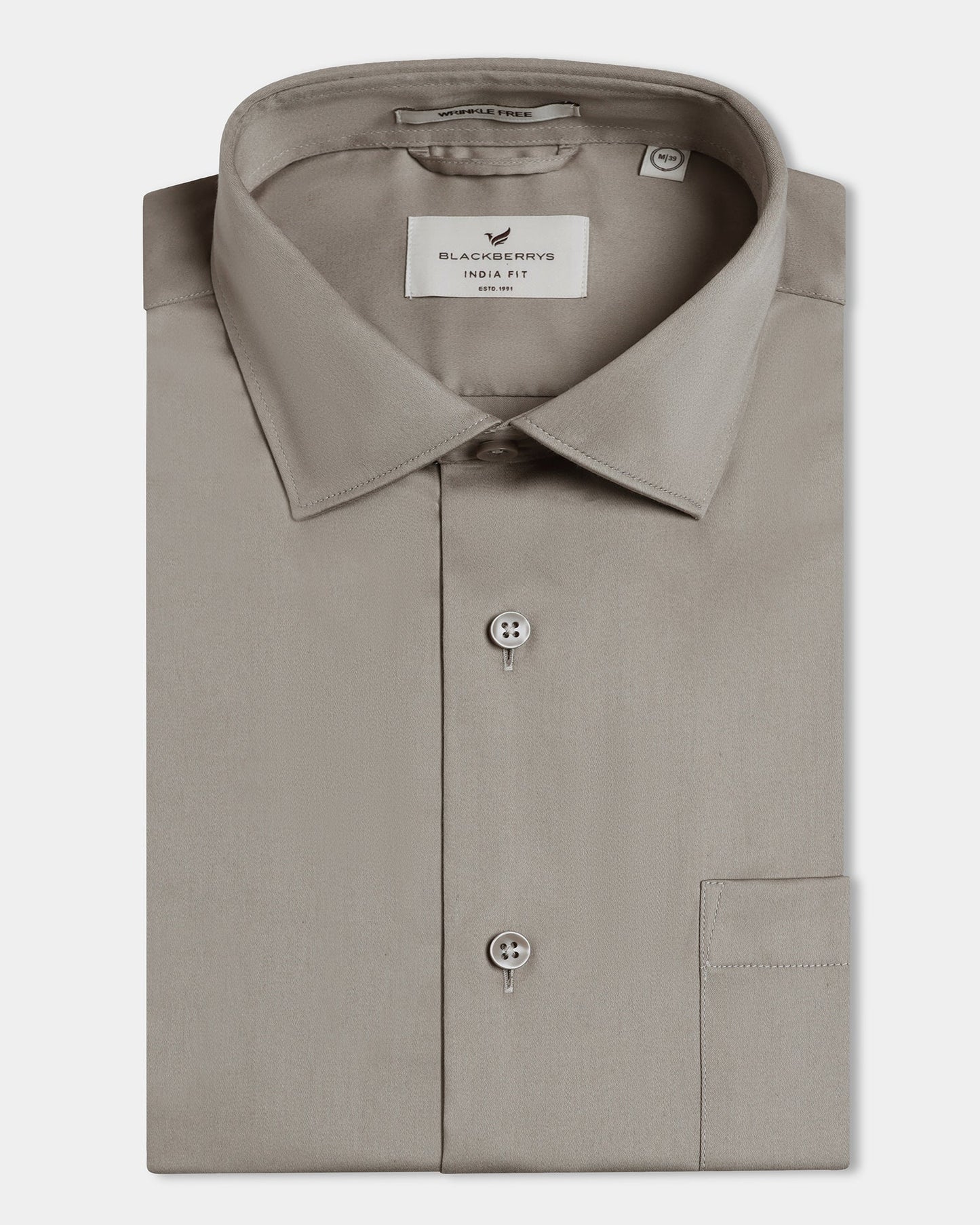 Stone Unwrinkle Solid Shirt - Sylvia
