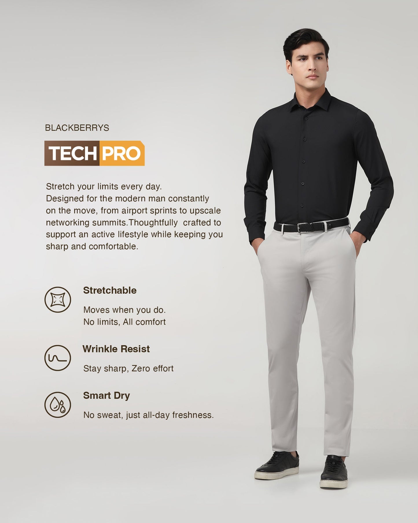 Stone TechPro Solid Khakis - Yukon
