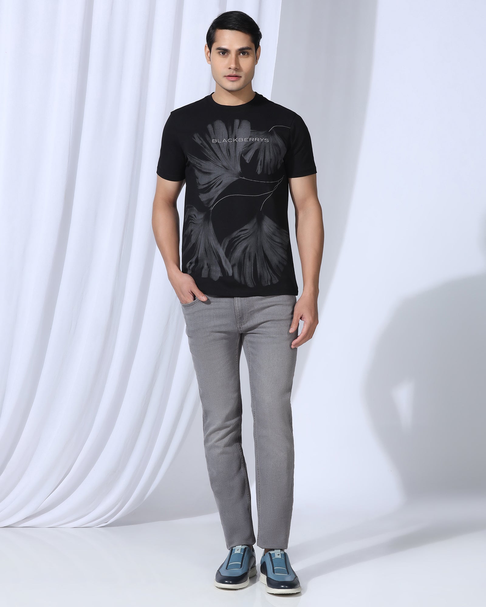Super Clean Slim Yonk Fit Grey Jeans - Benito