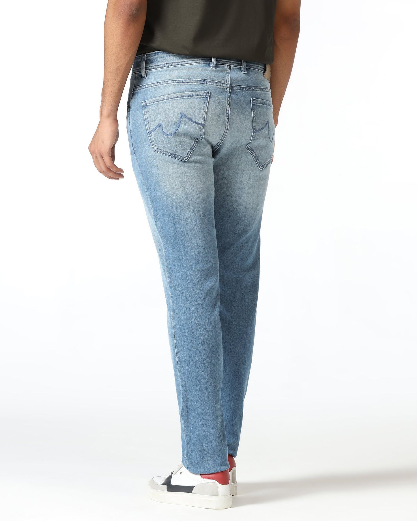 Superflex Slim Comfort Buff Fit Indigo Jeans - Aadan