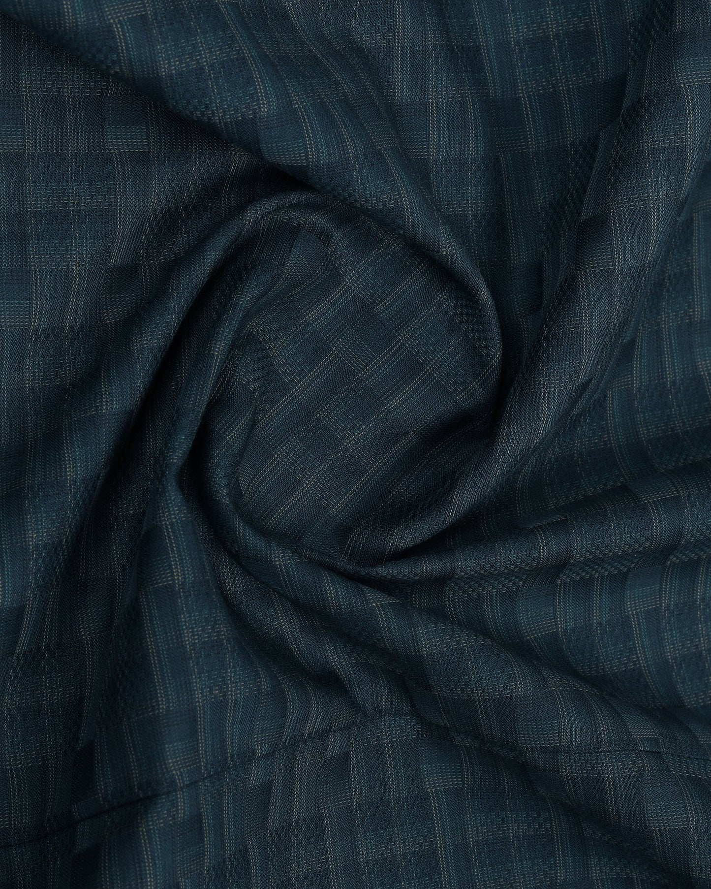 Teal Check Shirt - Echod