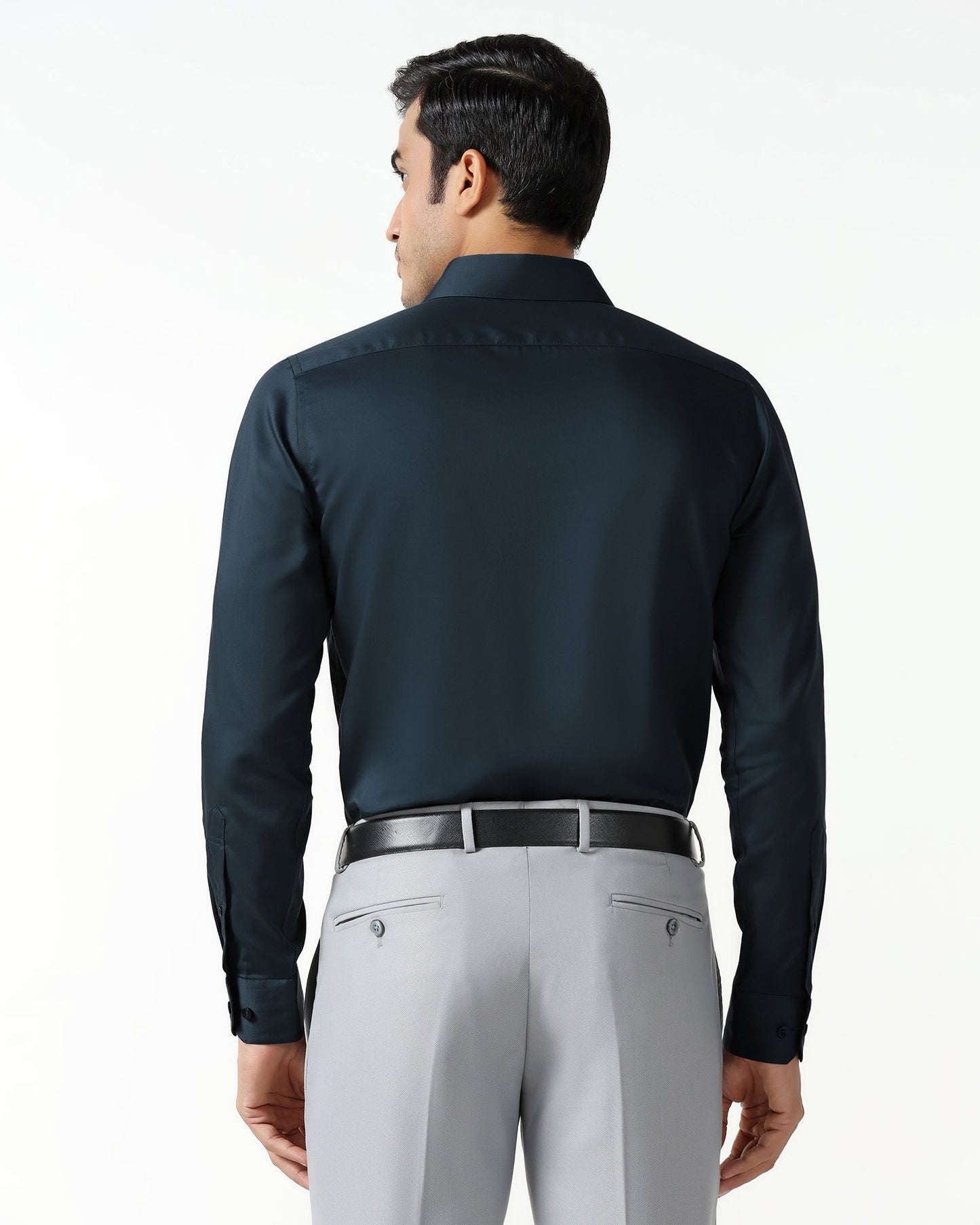Teal Solid Shirt - Roger