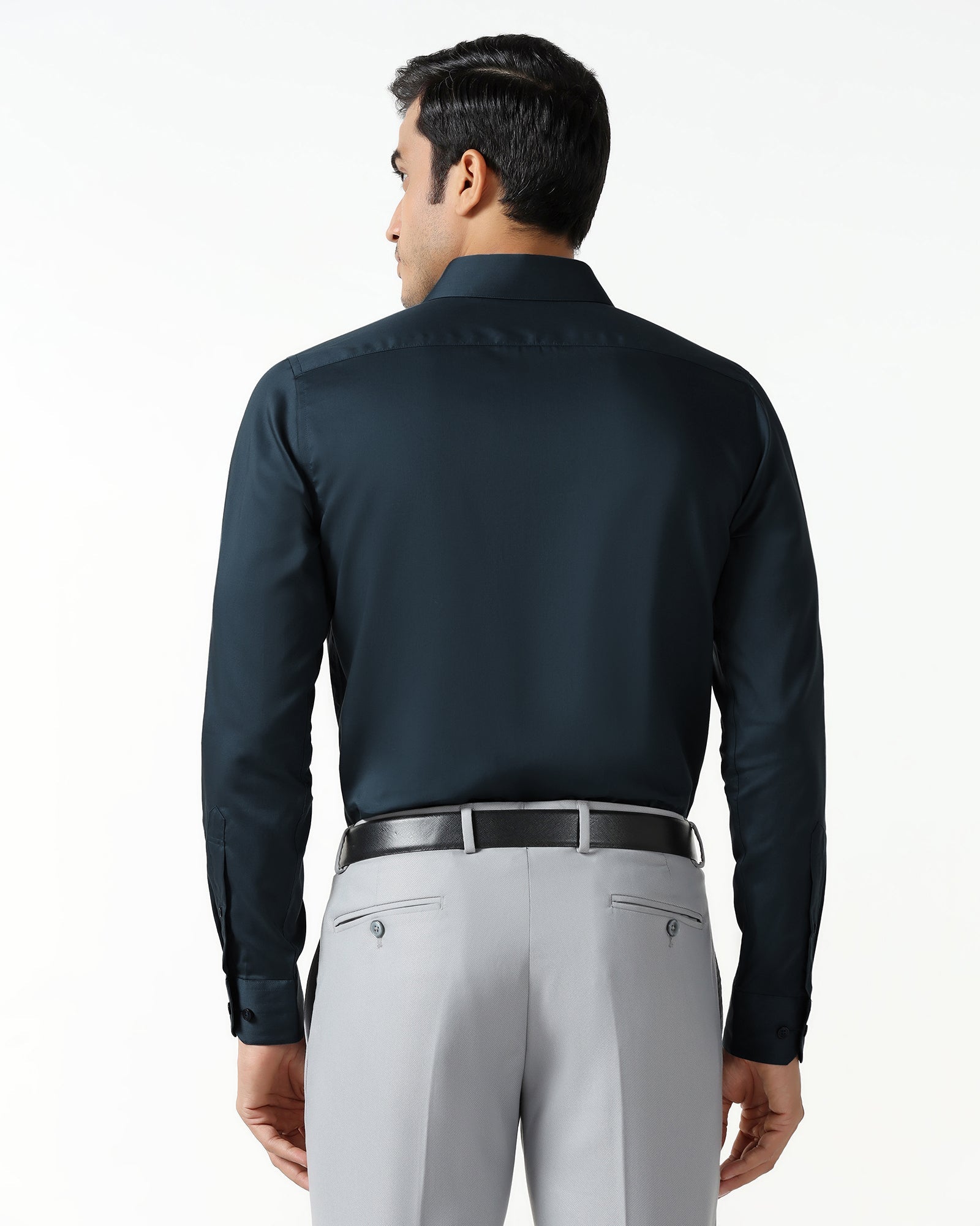 Teal Solid Shirt - Roger