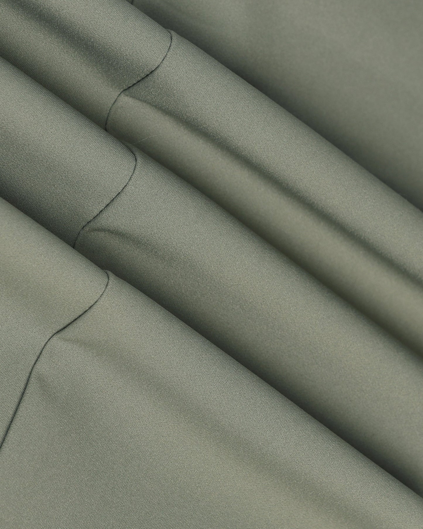 TechPro Slim Fit B-91 Formal Light Olive Solid Trouser - Ashley