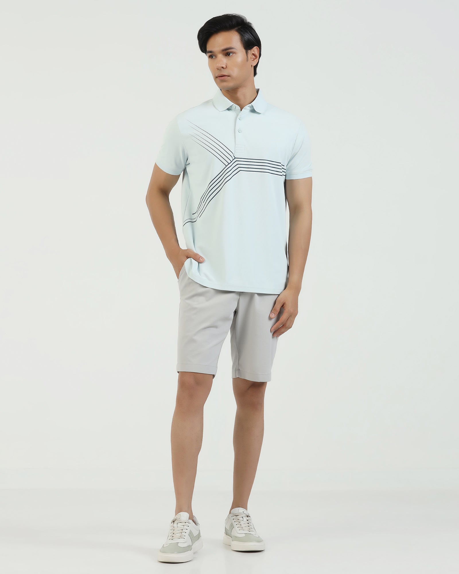 TechPro Casual Grey Solid Shorts - Serry