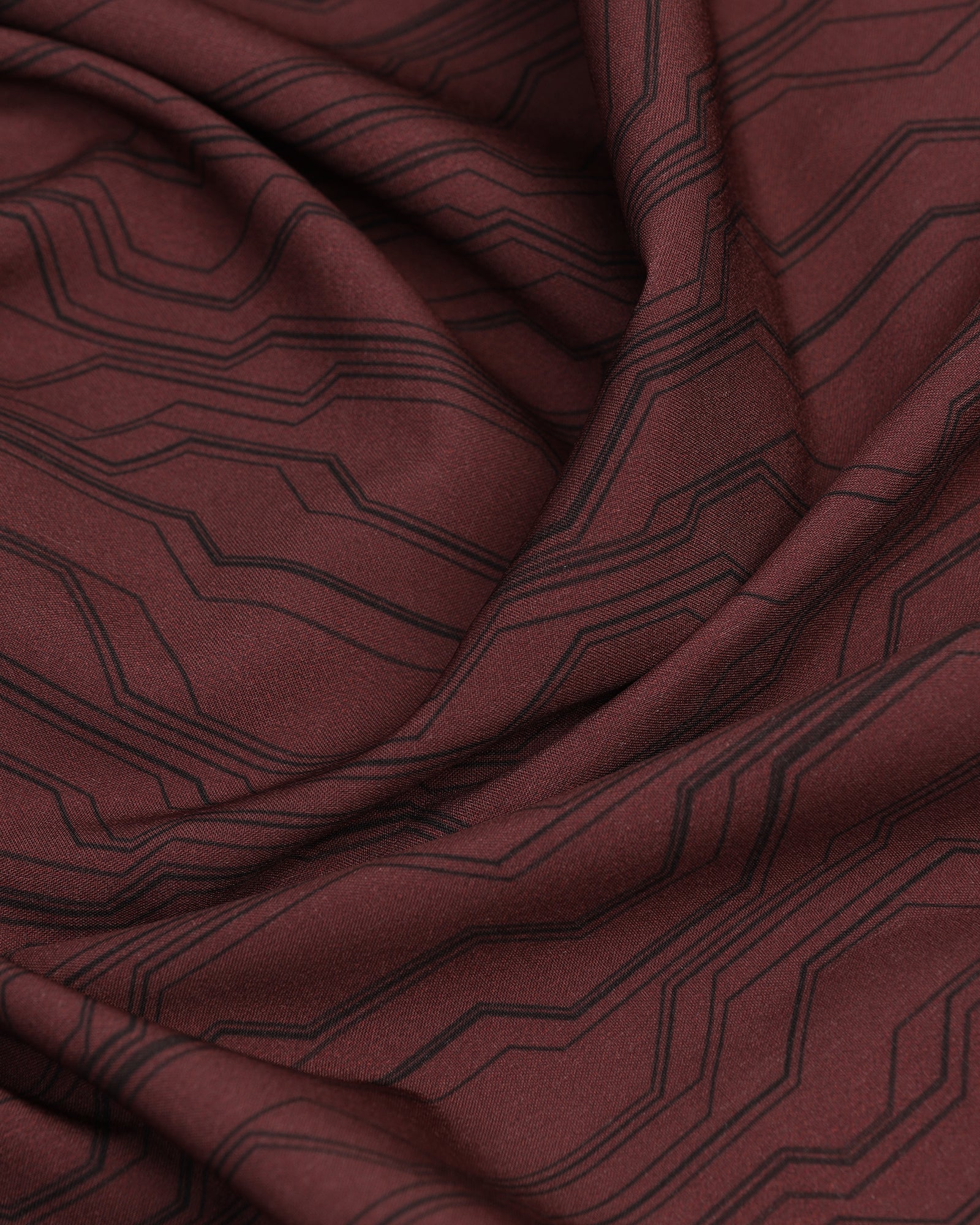 TechPro Formal Half Sleeve Red Printed Shirt - Blade