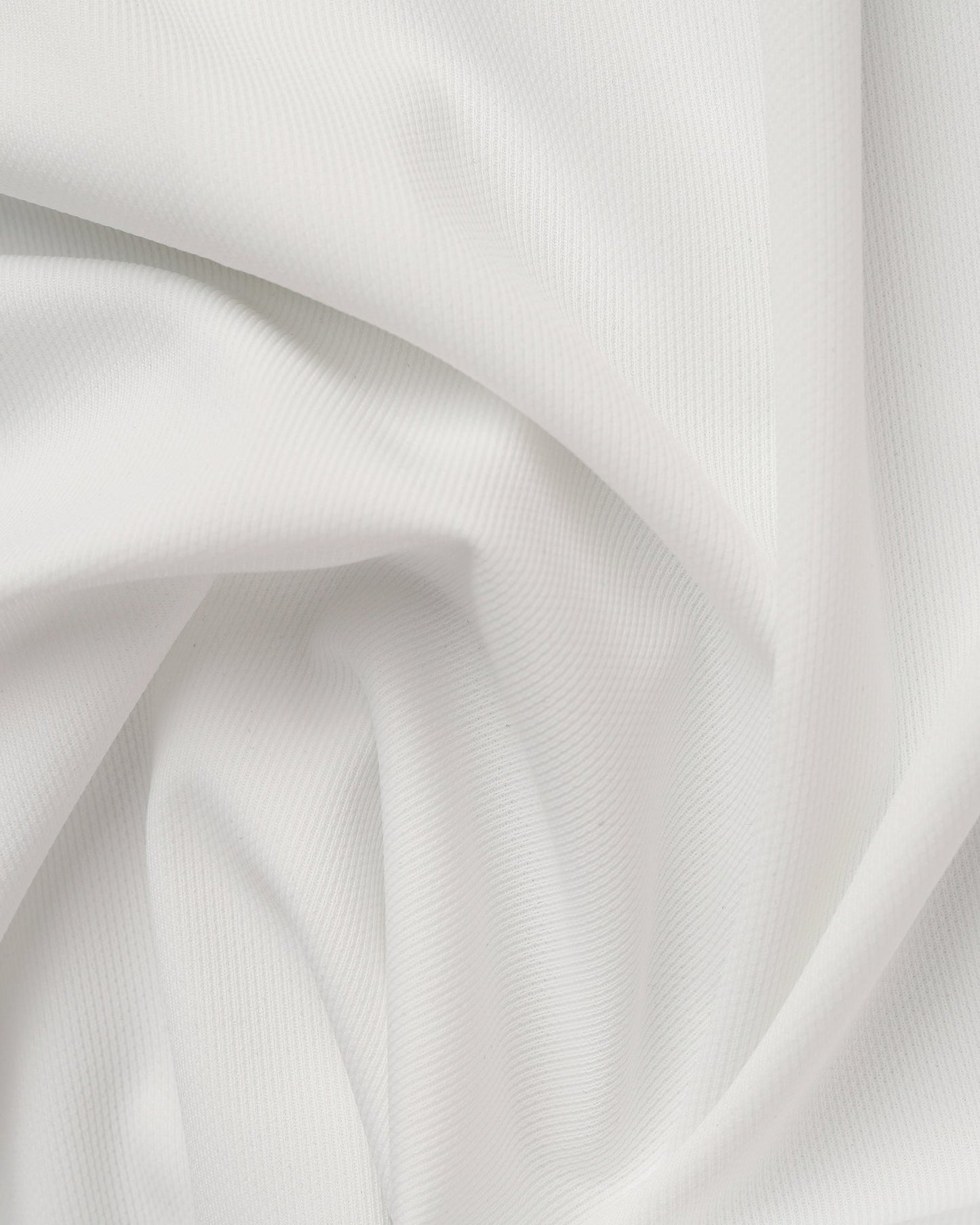 TechPro Formal Half Sleeve White Textured Shirt - Karabi