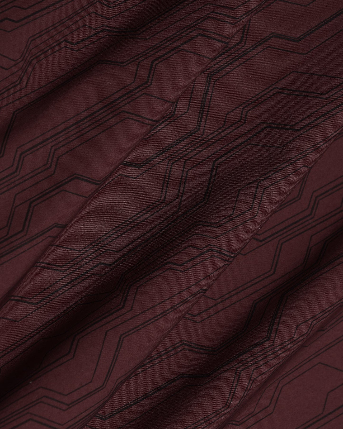 TechPro Formal Red Printed Shirt - Blade