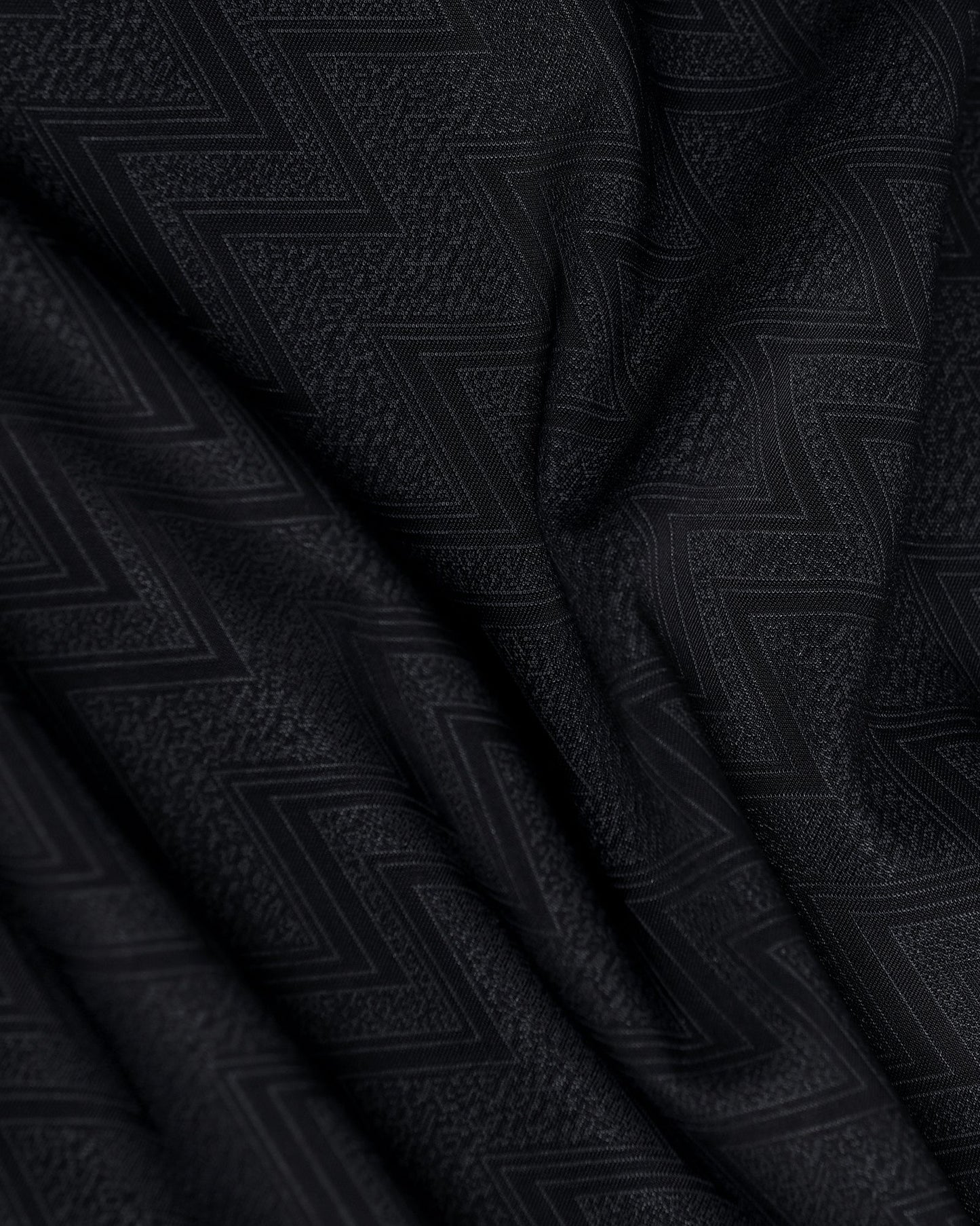 TechPro Polo Black Textured T-Shirt - Molar
