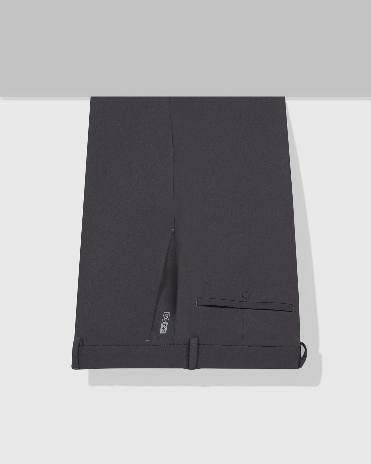 TechPro Slim Comfort B-95 Formal Dark Brown Solid Trouser - Creed