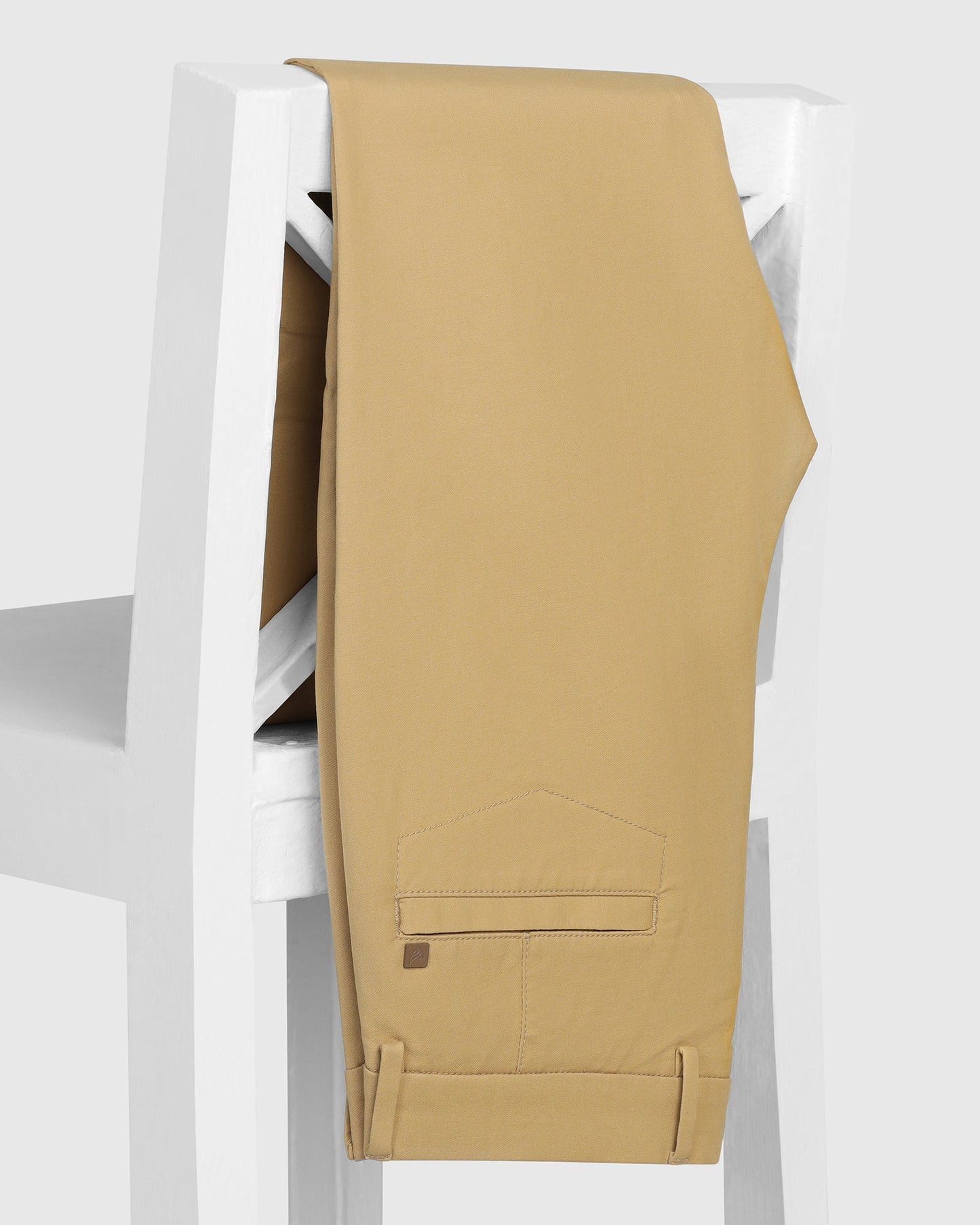TechPro Slim Fit B-91 Casual Khaki Solid Khakis - Sandy