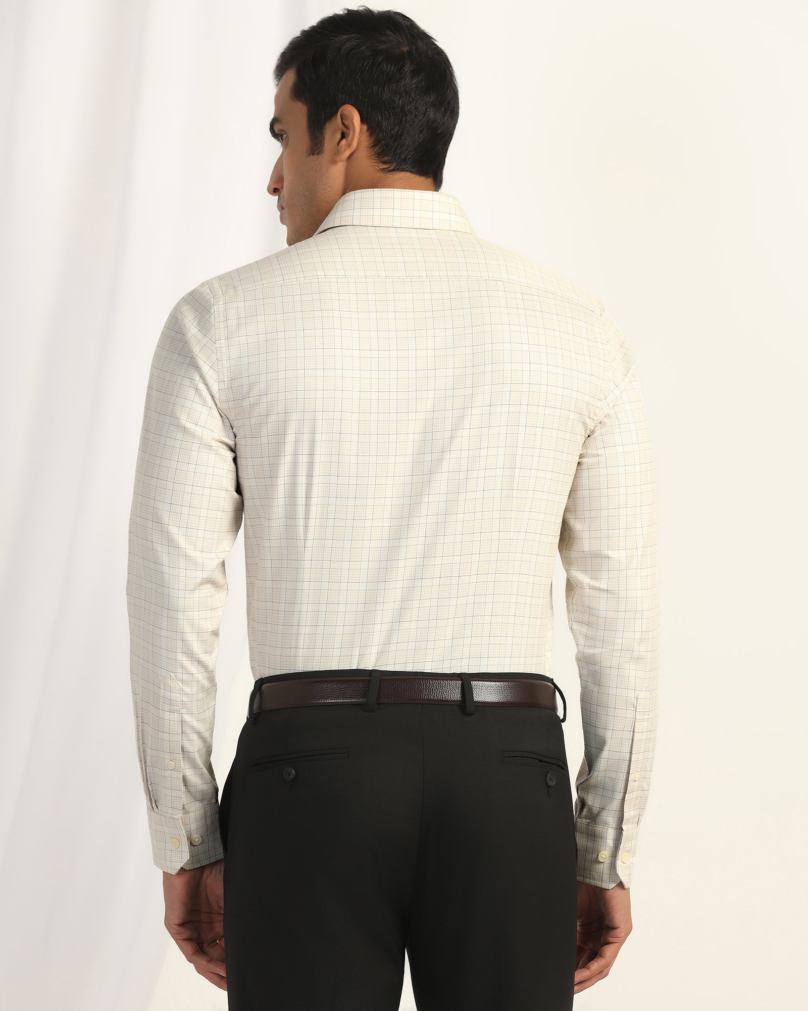 Temp Tech Formal Yellow Check Shirt - Victor