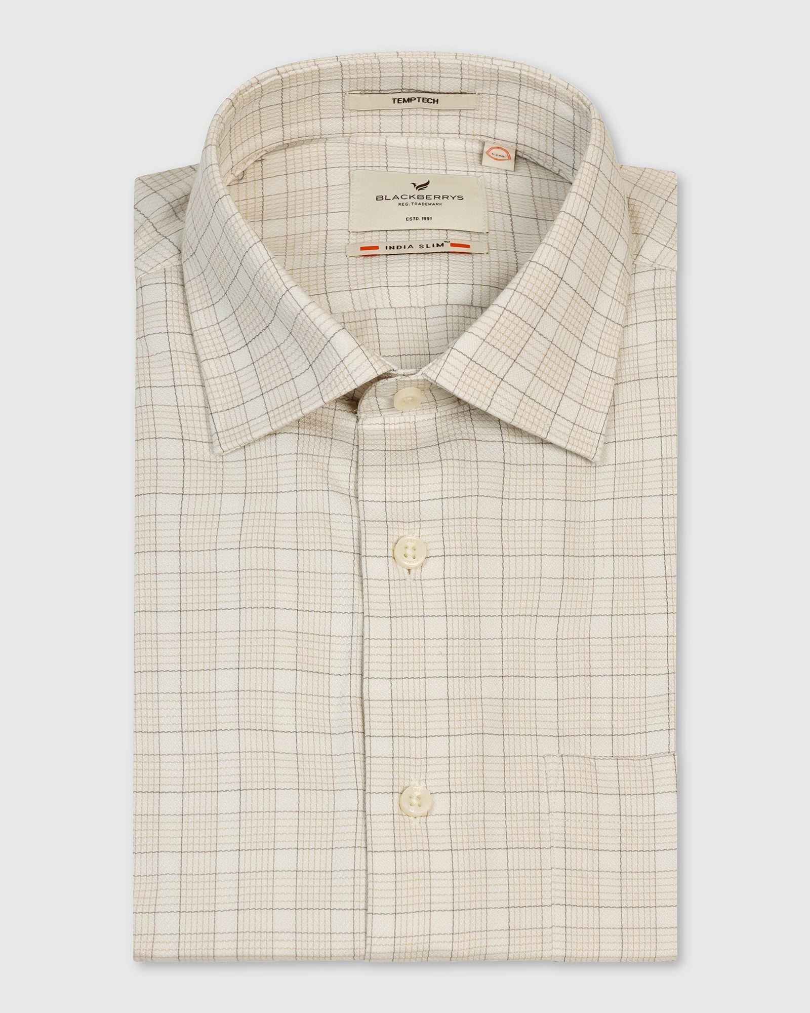 Temp Tech Formal Yellow Check Shirt - Victor