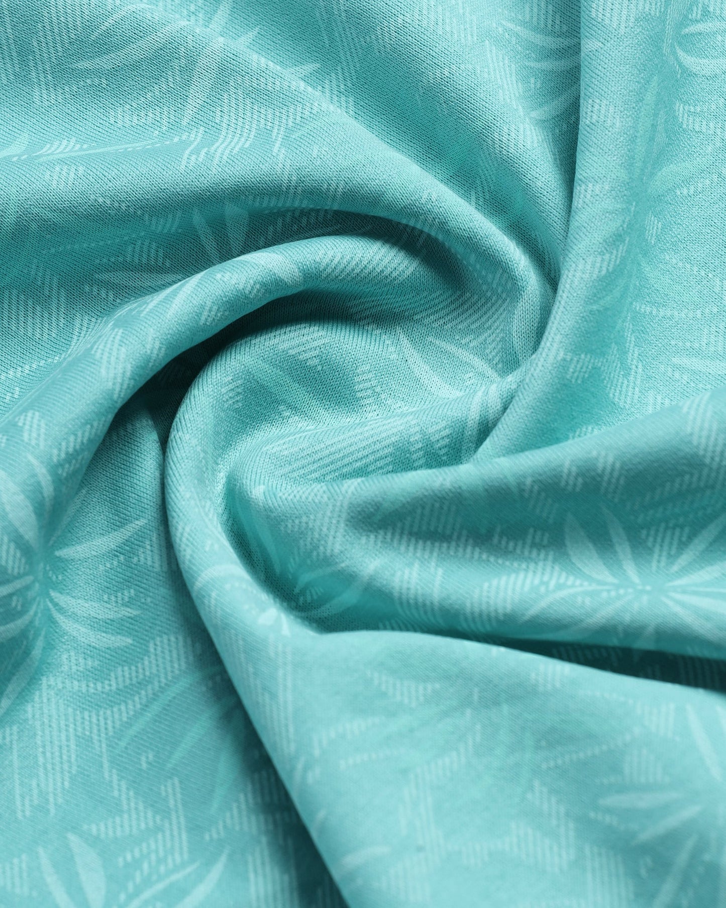 Turquoise Printed Polo - Dane