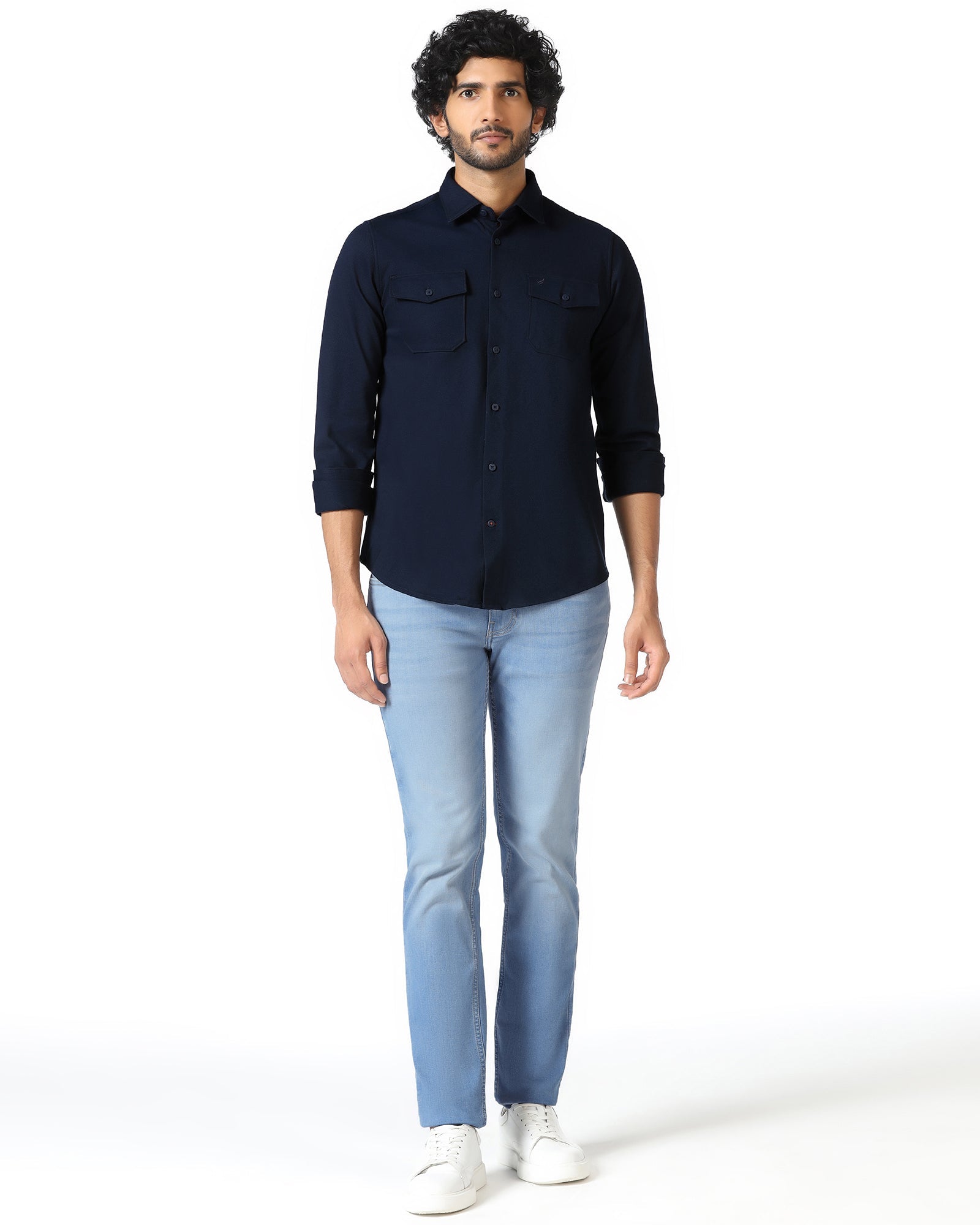 Ultrasoft Slim Comfort Buff Fit Indigo Jeans - Zuri