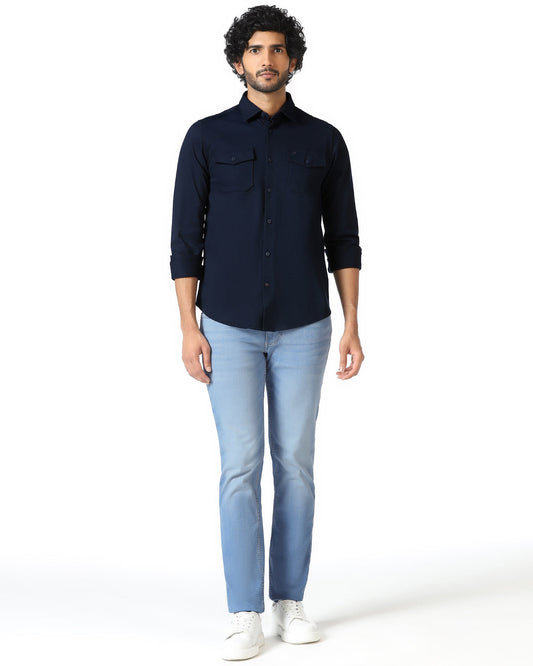 Ultrasoft Slim Comfort Buff Fit Indigo Jeans - Zuri