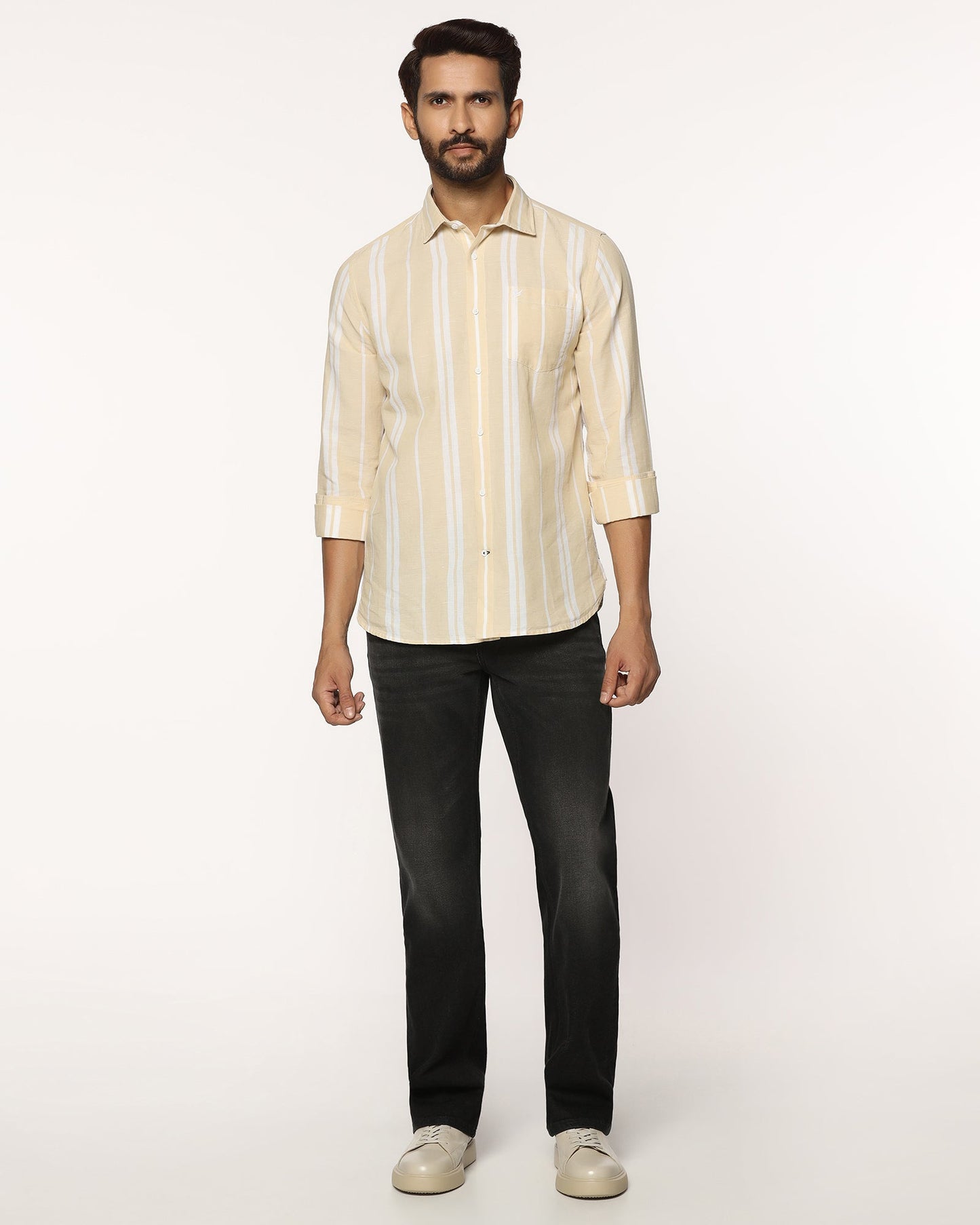 Ultrasoft Straight Comfort Duke Fit Black Jeans - Umi