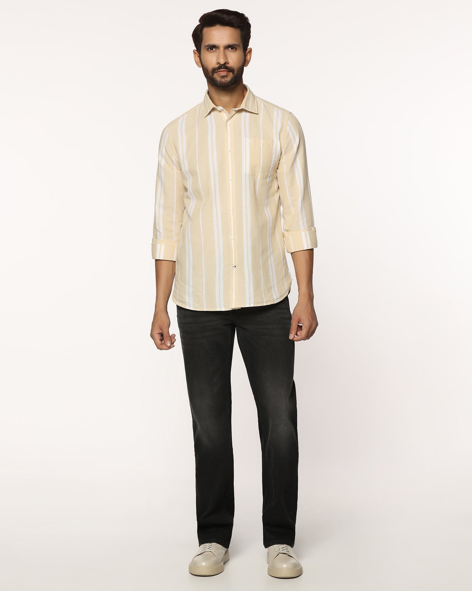 Ultrasoft Straight Comfort Duke Fit Black Jeans - Umi