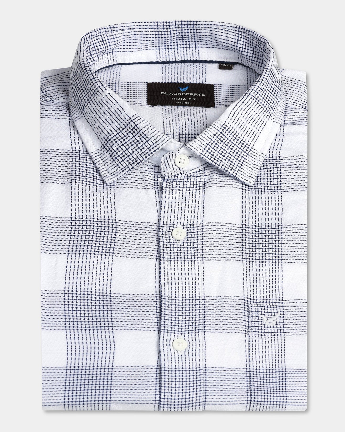 White Check Shirt - Recom