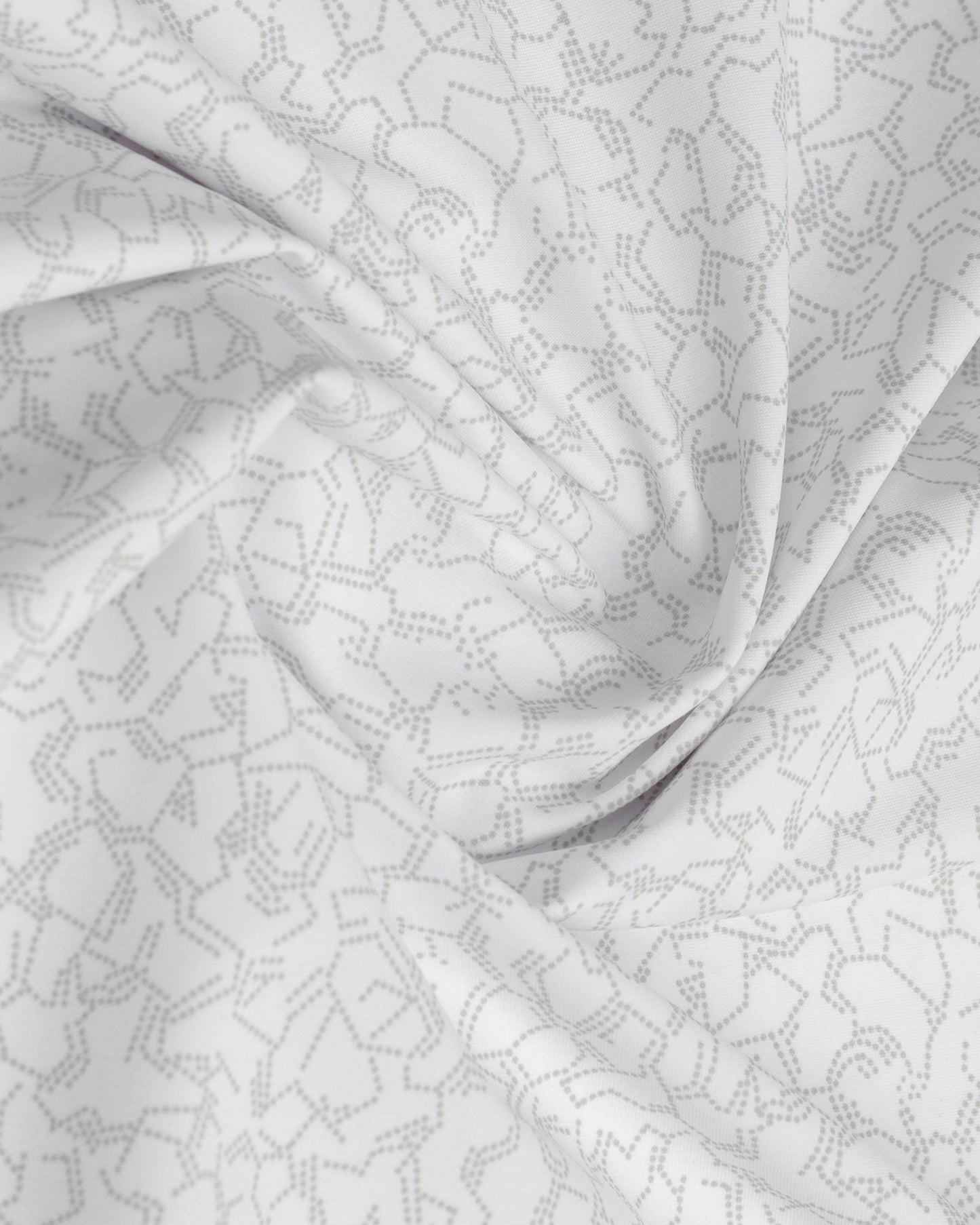 White Half Sleeve TechPro Printed Shirt - Ramtilhs