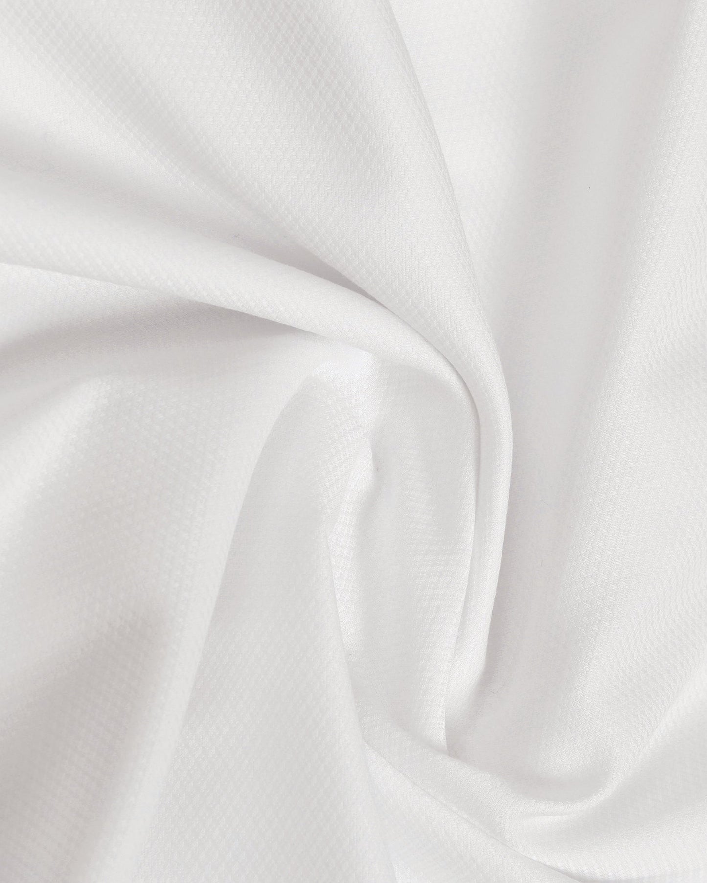 White Non Iron Textured Shirt - P31
