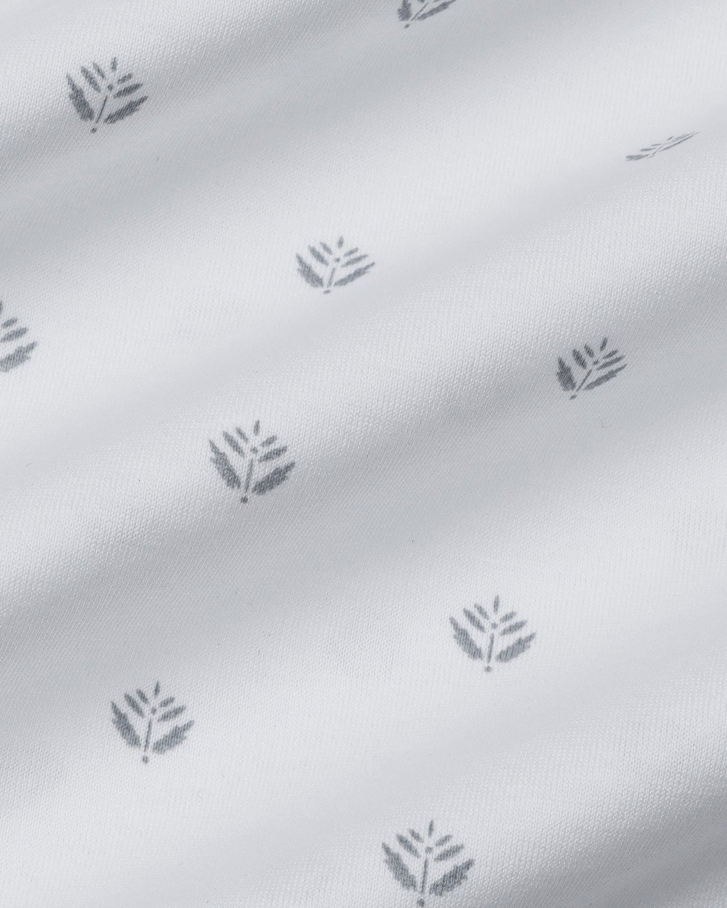 White Printed Polo - Joey