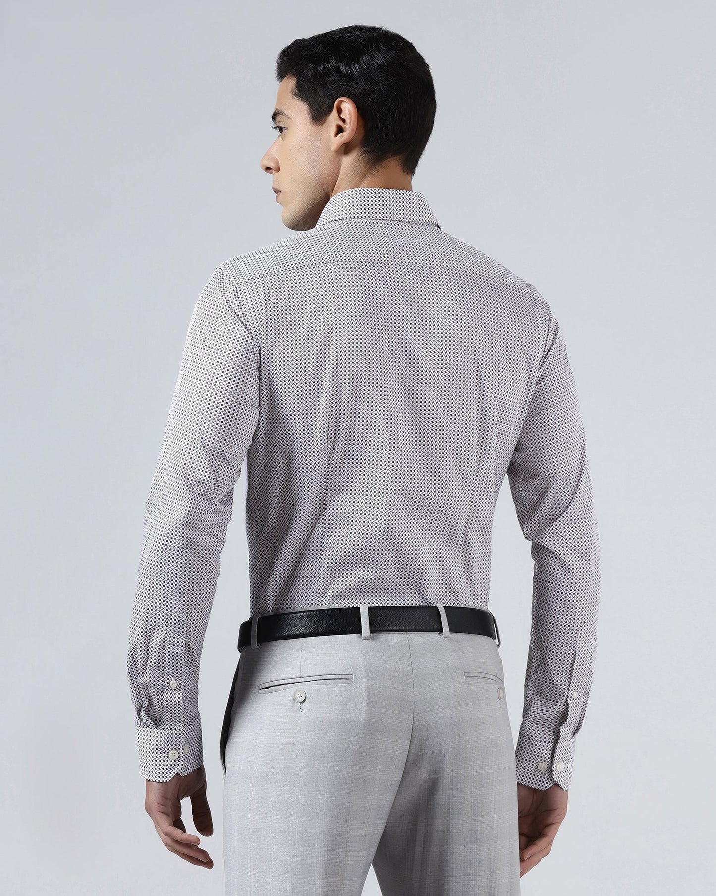 White Printed Shirt - Addo