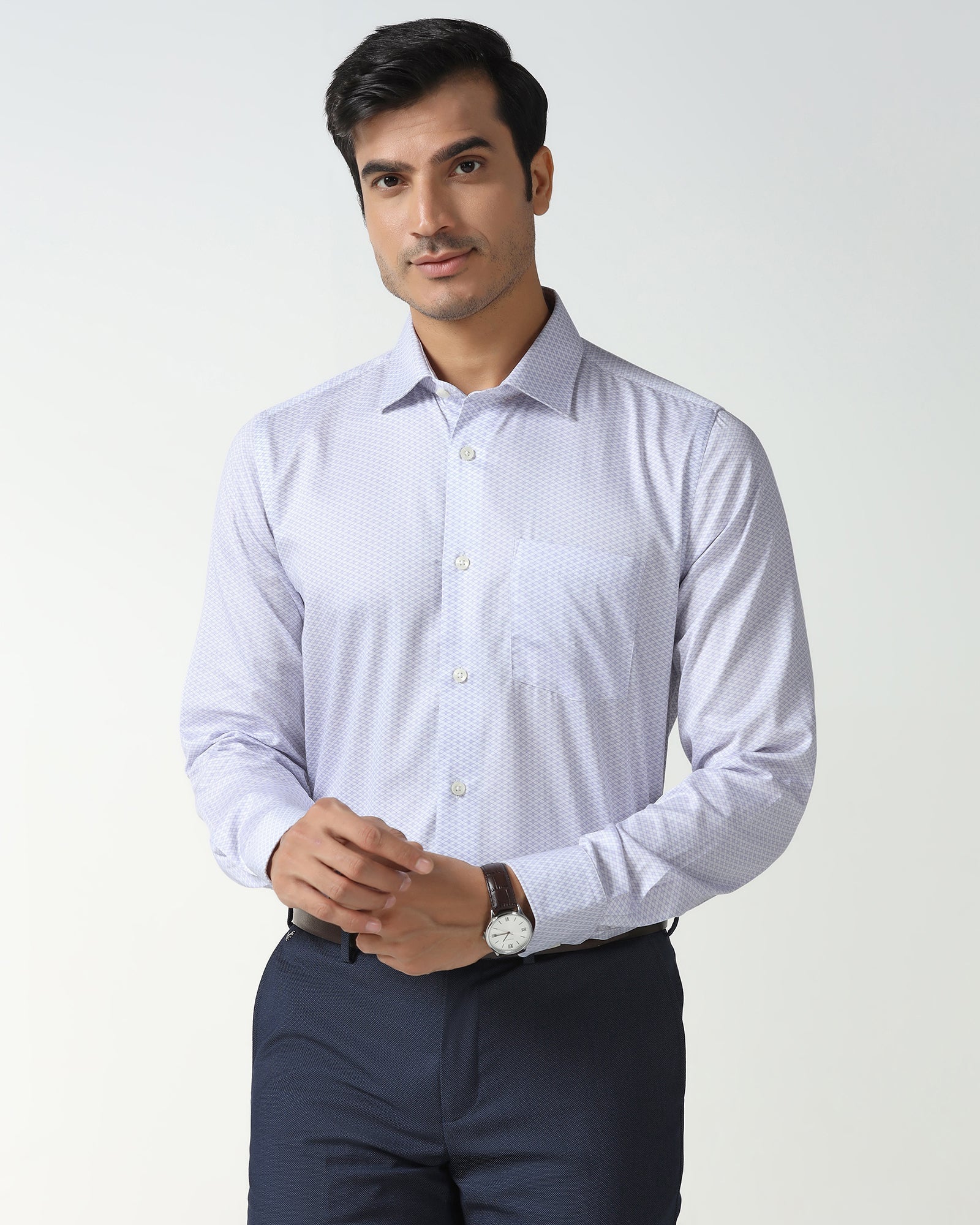 White Printed Shirt - Radio