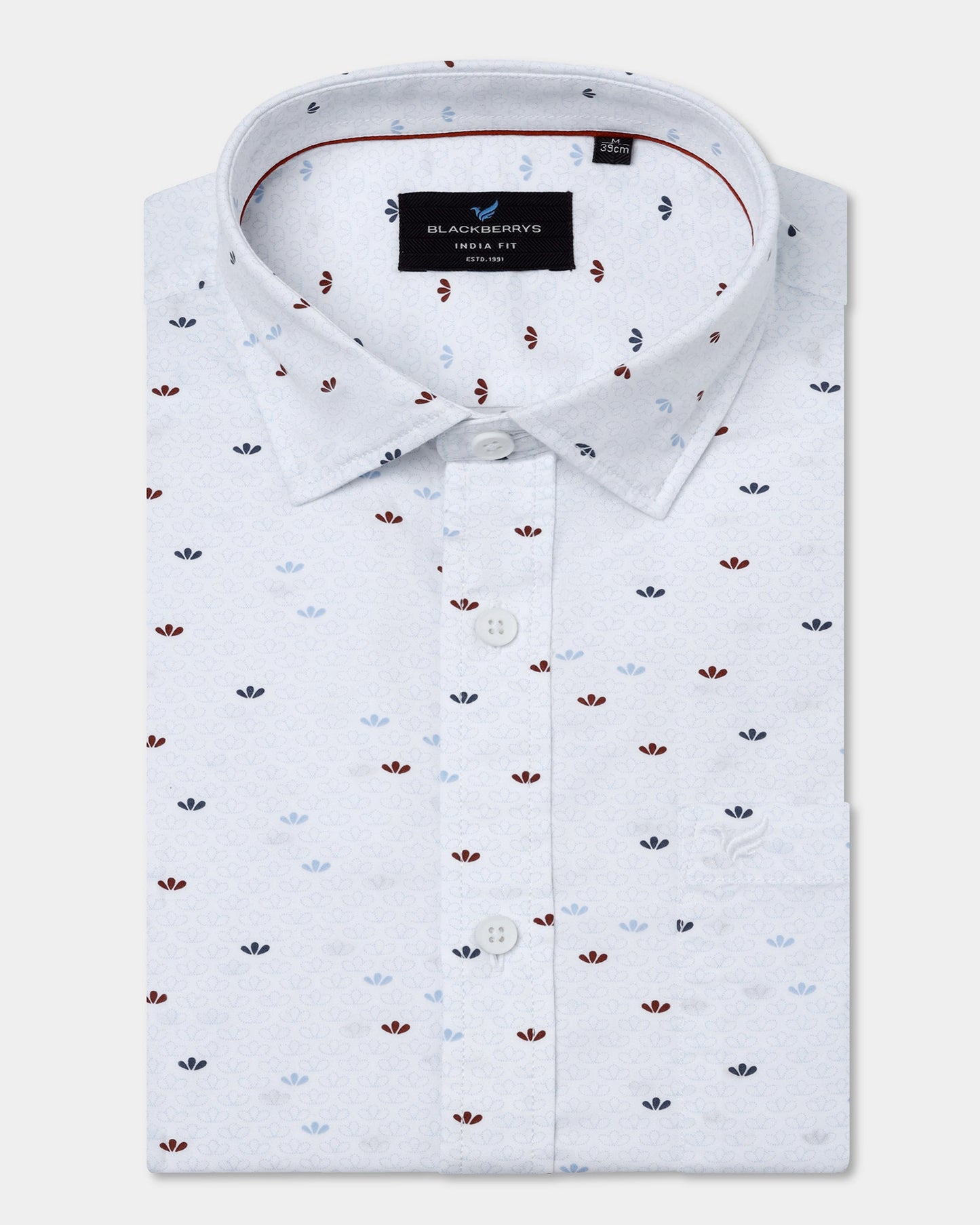 White Printed Shirt - Tobas