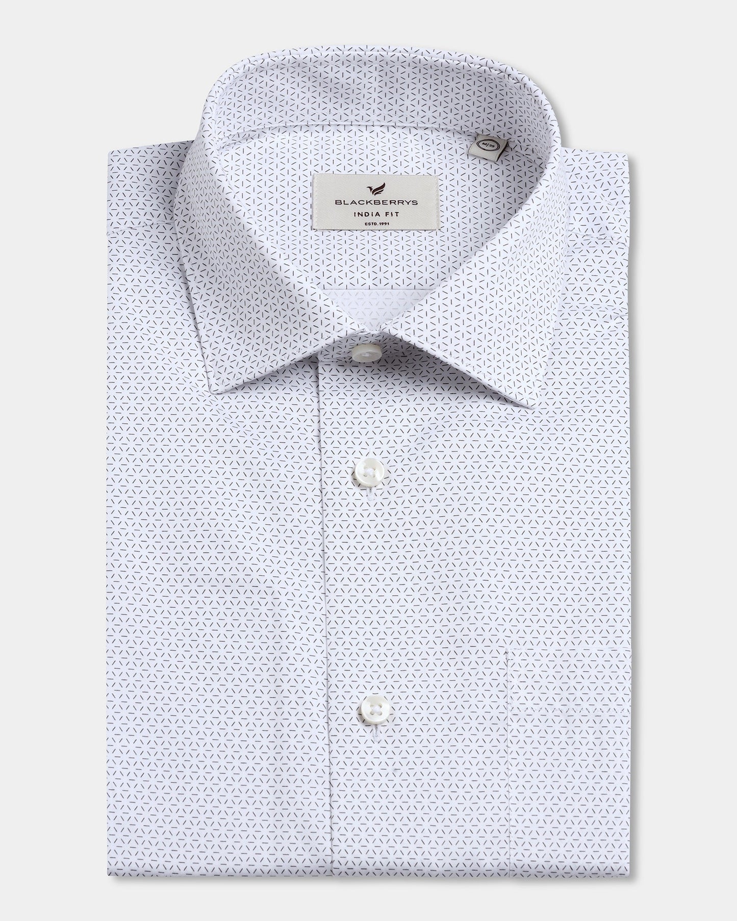 White Printed Shirt - Welkon