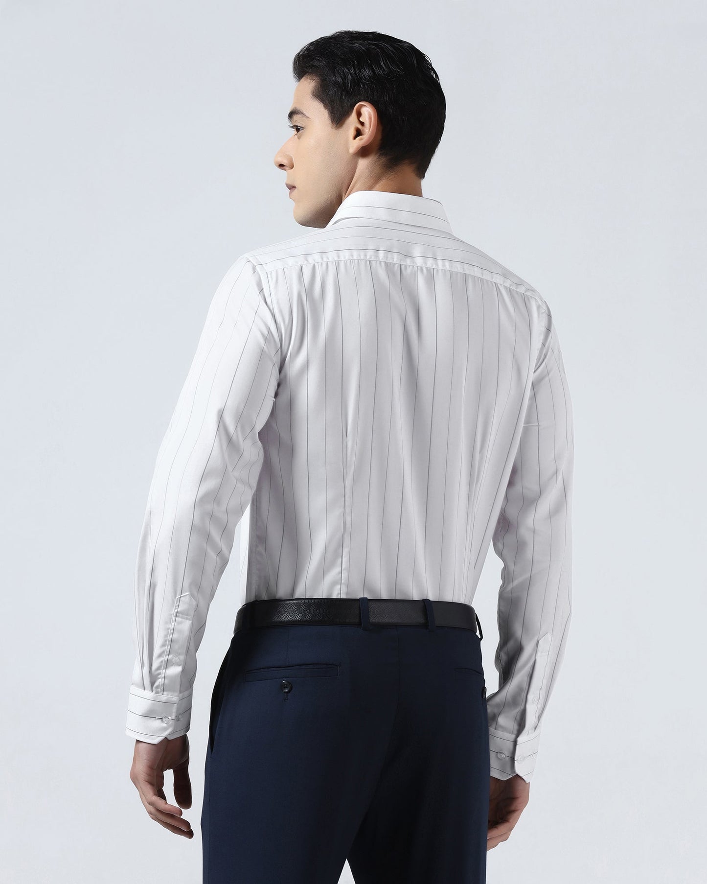 White Stripe Shirt - Golf