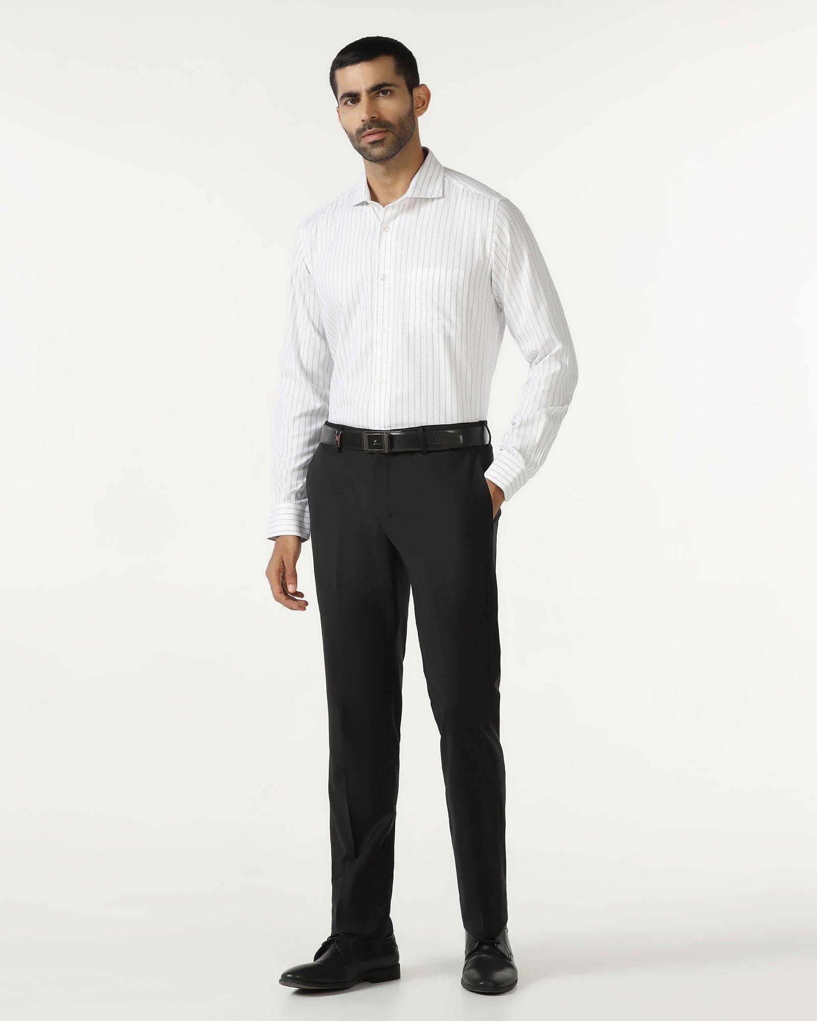 White Stripe Shirt - Rooter
