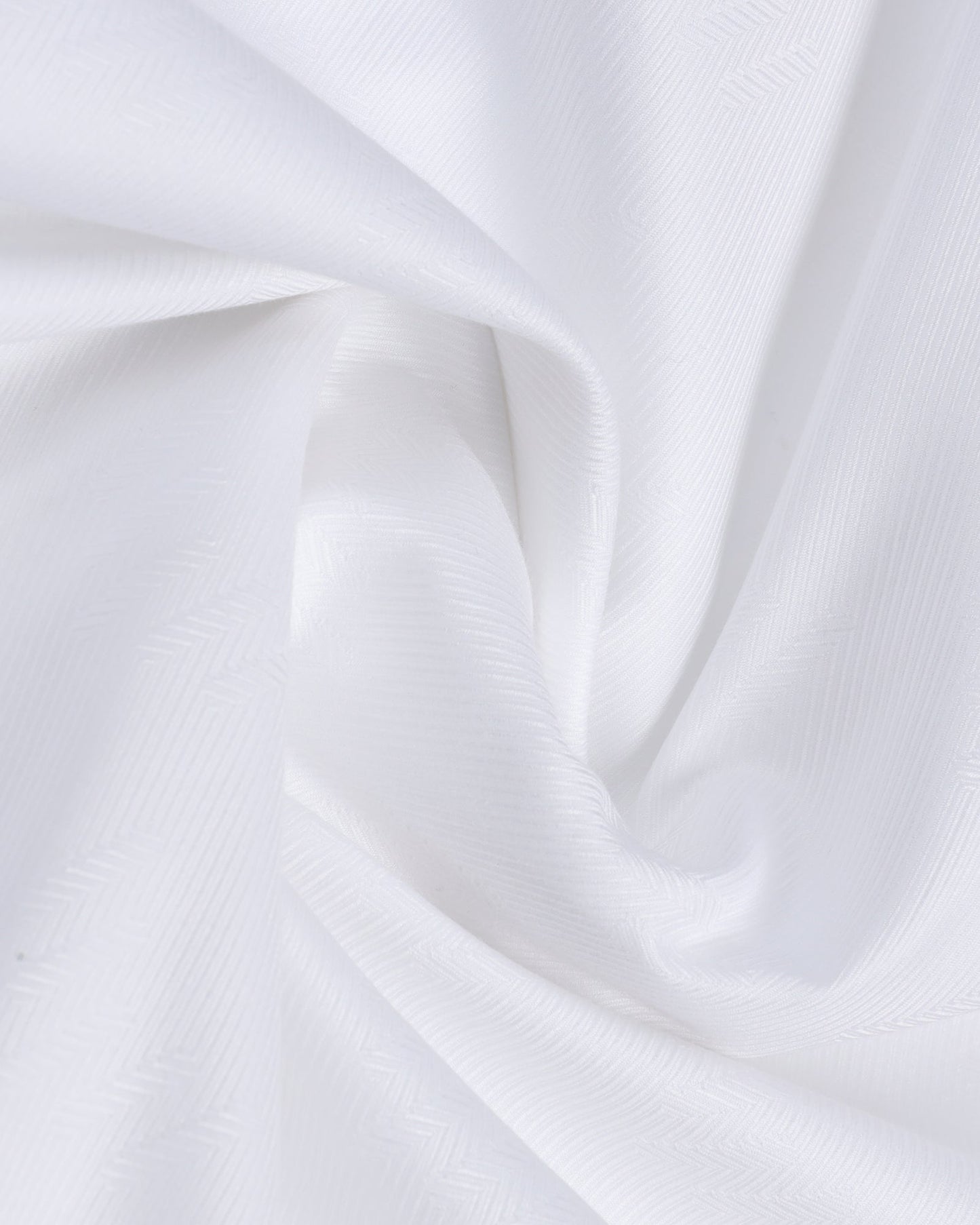 White Super White Jacquard Shirt - Albion