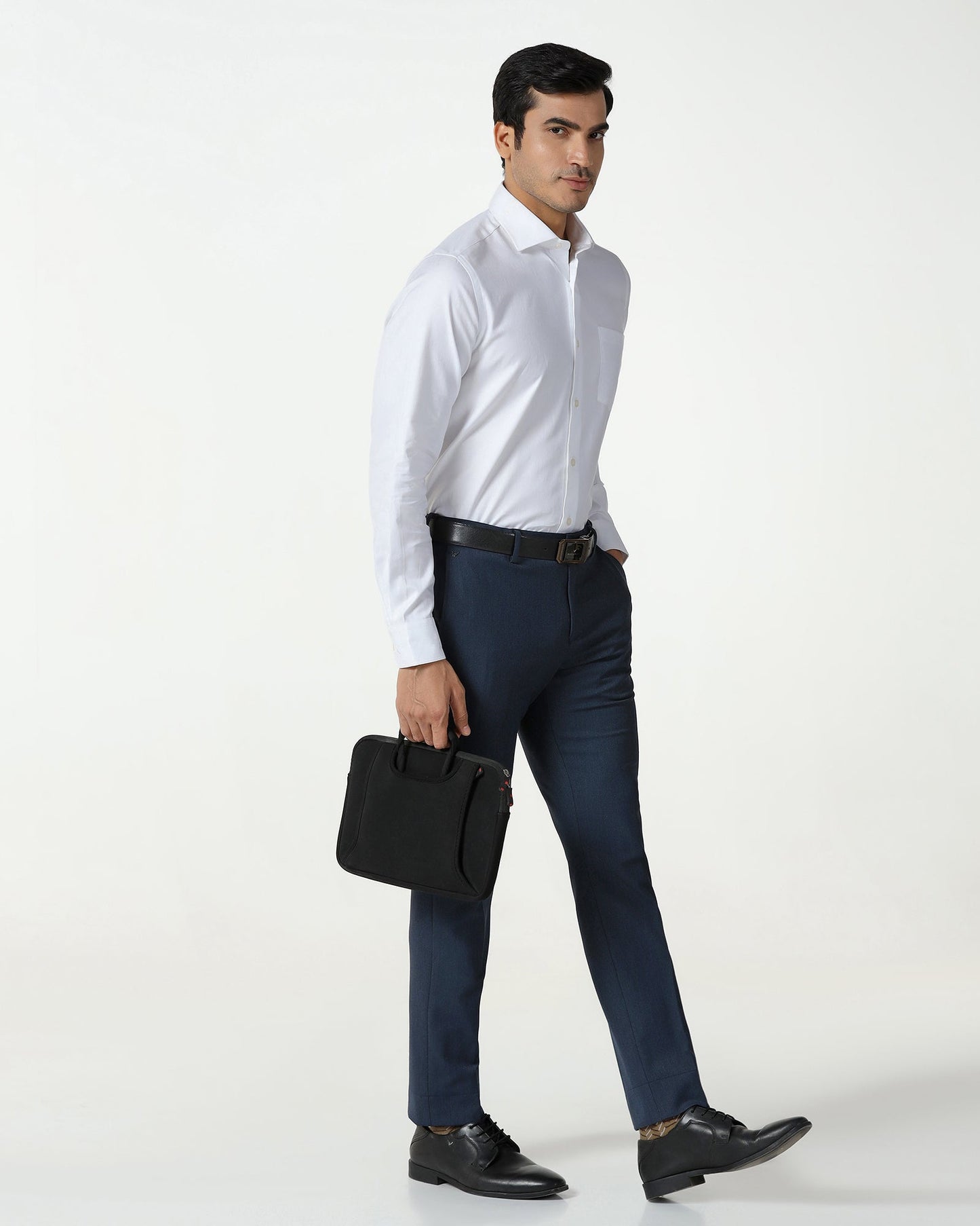 White Super White Jacquard Shirt - Albion
