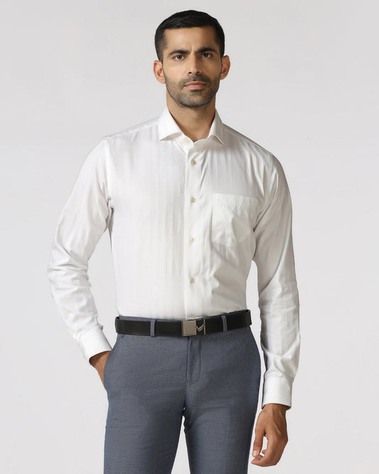 Super White Stripe Shirt - Road